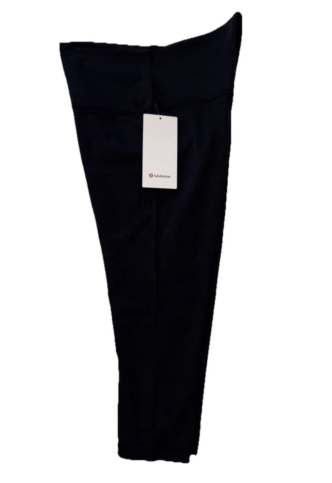 NWT🖤LULULEMON🖤SIZE 12🖤ALIGN HIGH RISE 21” CROP PANT🖤AUTHENTIC🖤BLACK🖤 NULU