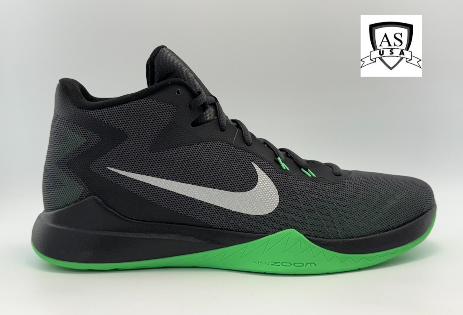 Nike Zoom Evidence II Black/Black-Anthracite 852464-003 Men’s Size 11 NEW