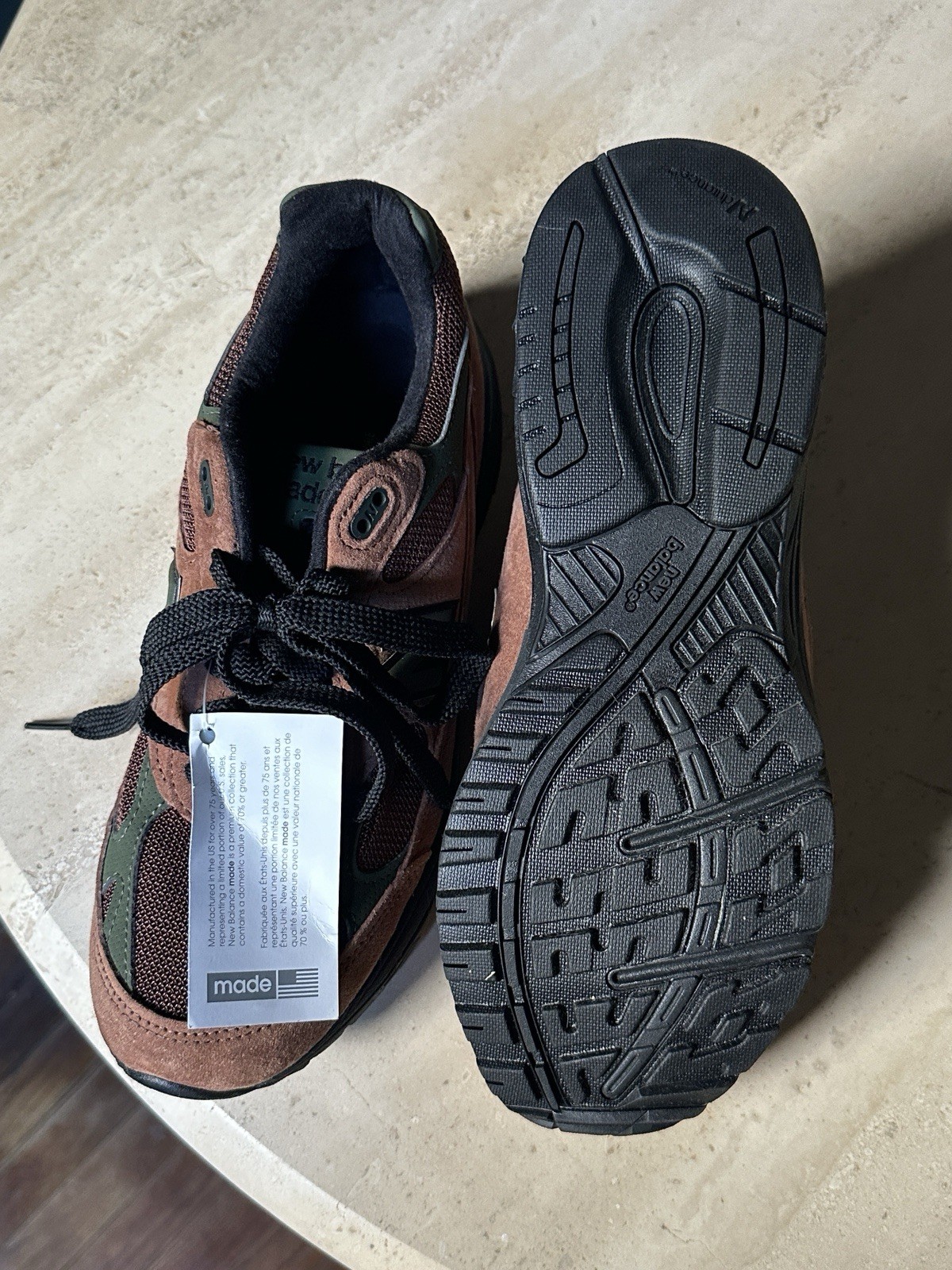 New Balance Aimé Leon Dore 993 Made in USA Beef & Broccoli MR993ALD