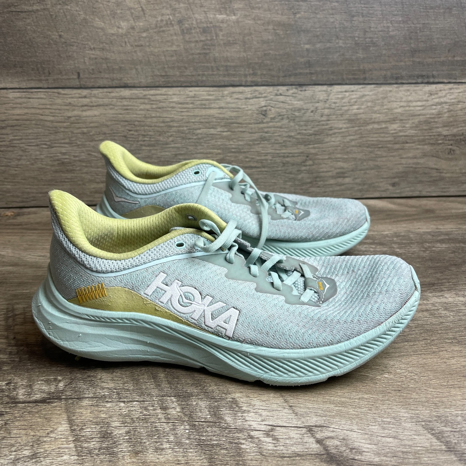 Hoka One One Solimar 1123075-SOCG Women 10B Running Shoes Green Athletic Sneaker