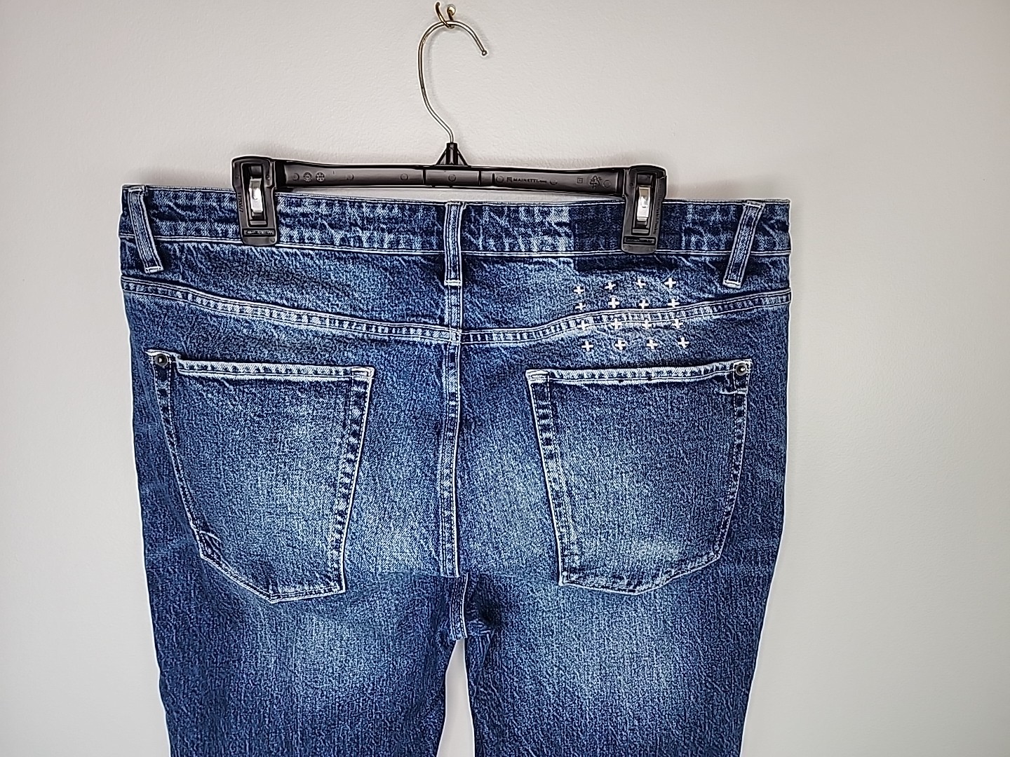 Ksubi Van Winkle Midtown Denim Jeans Blue Skinny Fit Mid Rise Men’s 38W 33L