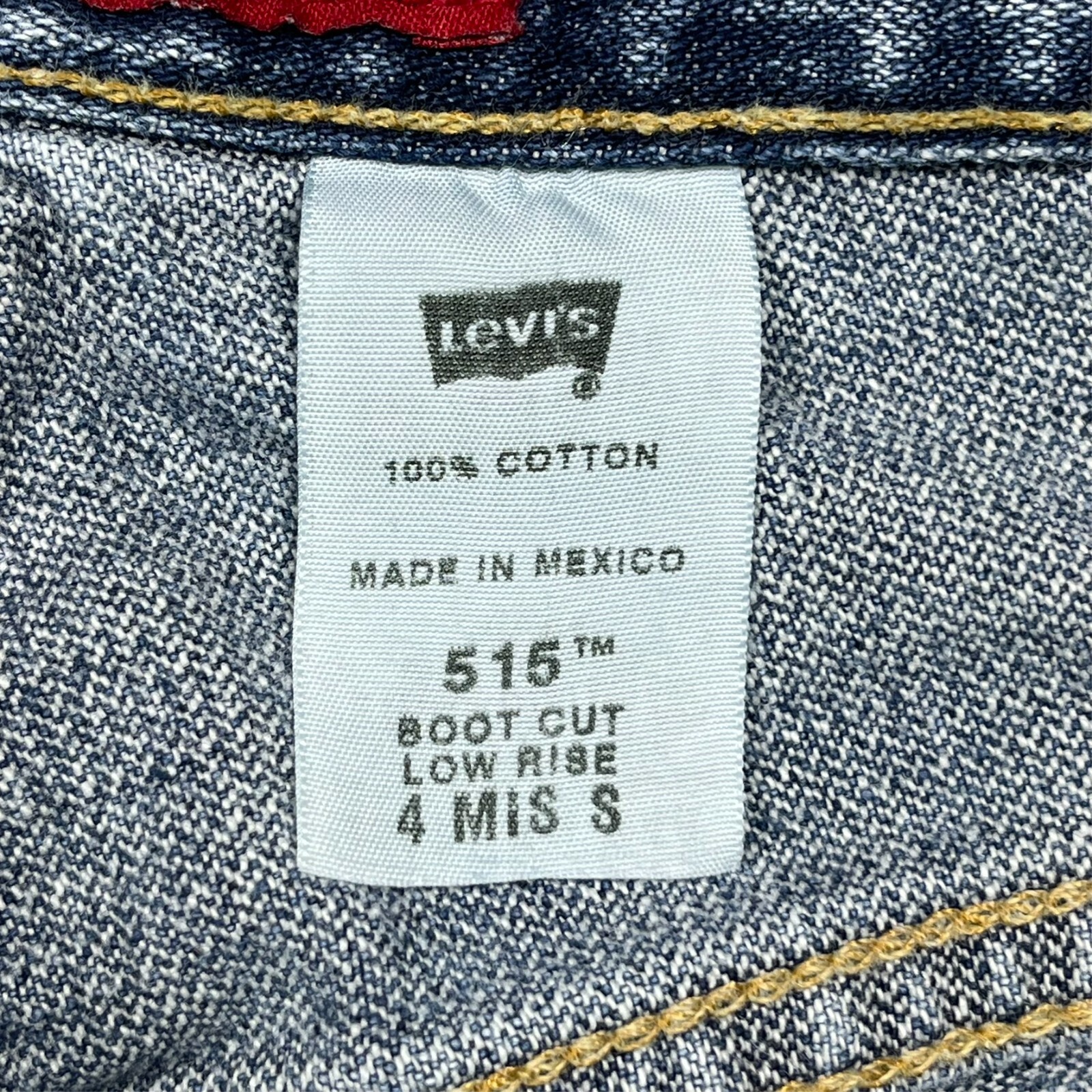 Levi’s Jeans Womens 4 (28×29) Miss Nouveau Boot Cut Low Rise Medium Wash Cowgirl