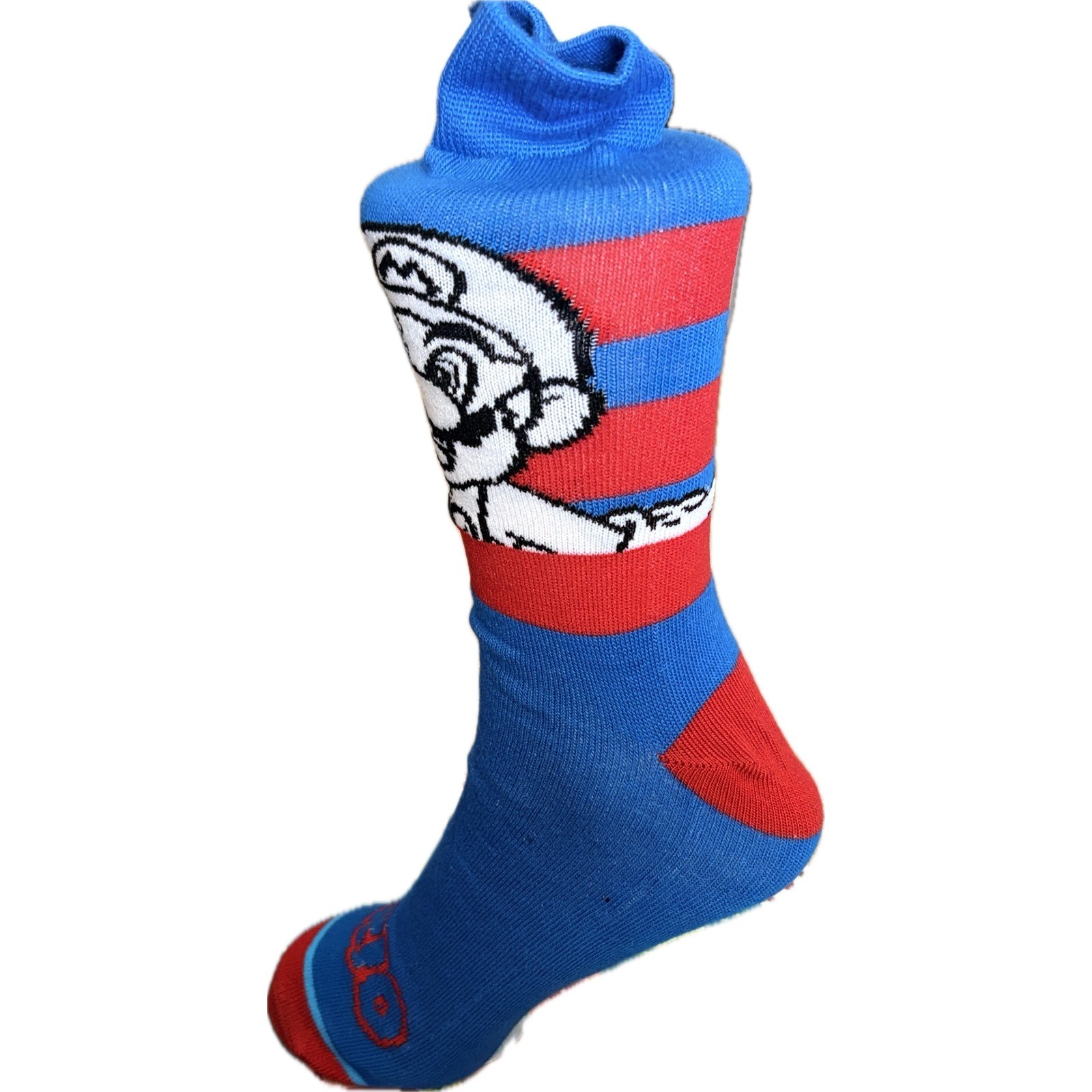 Nintendo Unisex Super Mario Bros Iconic Graphic Socks Bundle 3 Pairs Size 10-13