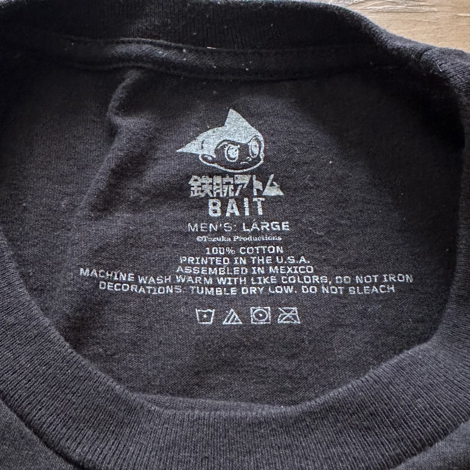 BAIT × Astro Boy Men Beep Beep Tee Size L 100% Cotton Anime Manga Streetwear