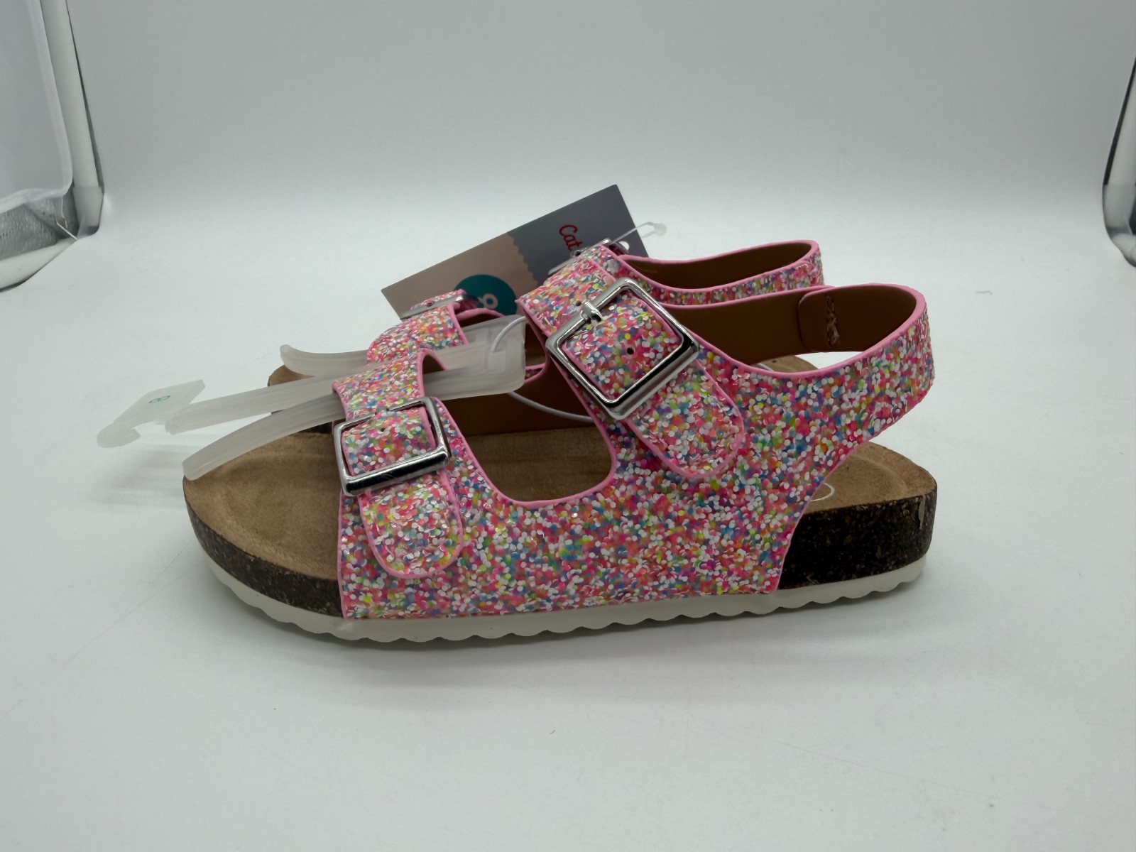 Pink Toddler Reagan Footbed Sandals Multicolor – Cat & Jack – NEW – CHOOSE SIZE