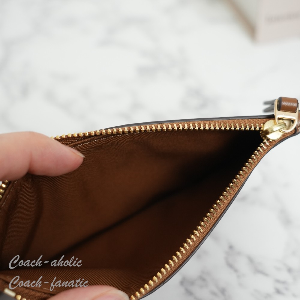 Tory Burch Thea Woven Suede Flat Wallet Crossbody in Chicory Brown NWT