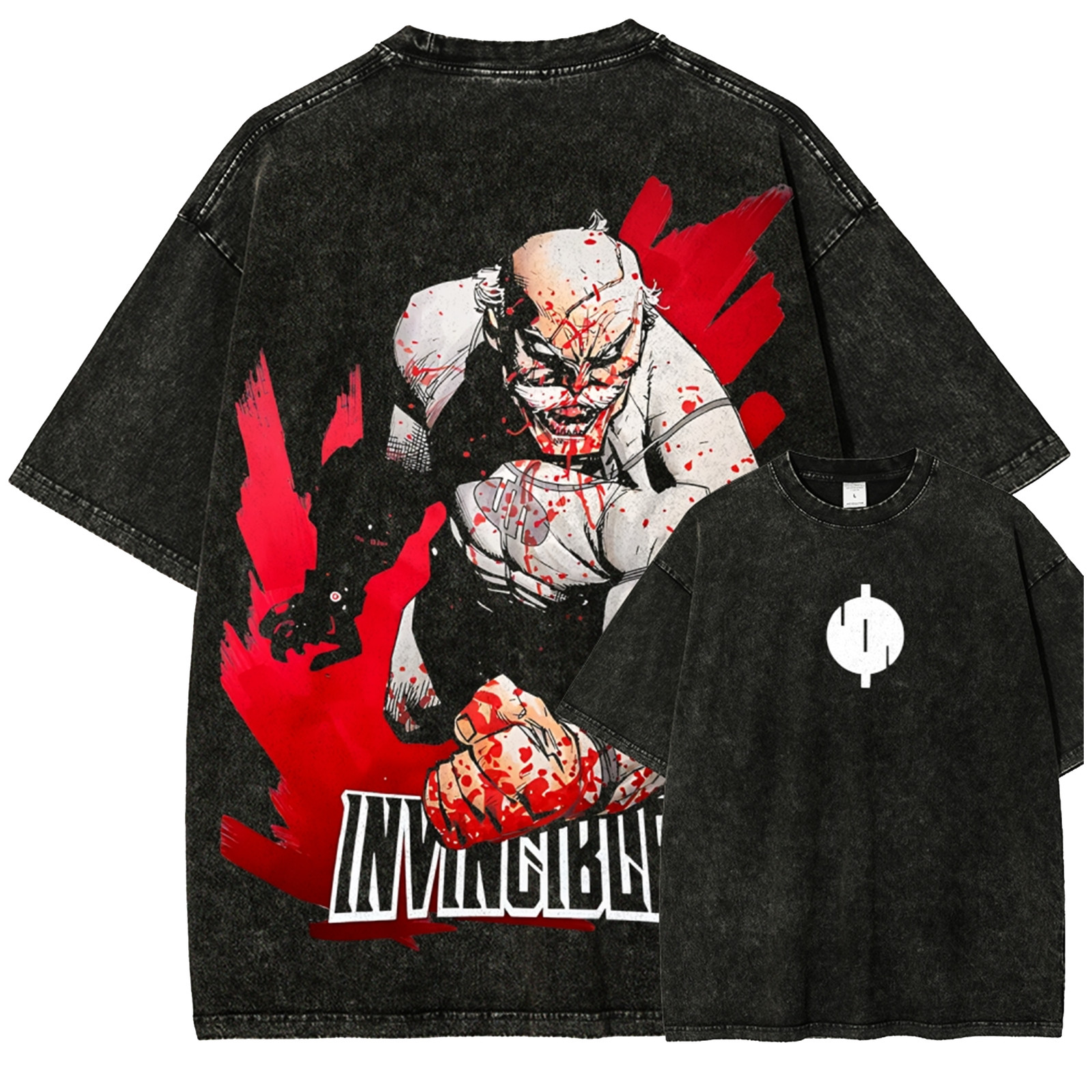 Invincible Comic Vintage Superhero Graphic T Shirt Retro Tee