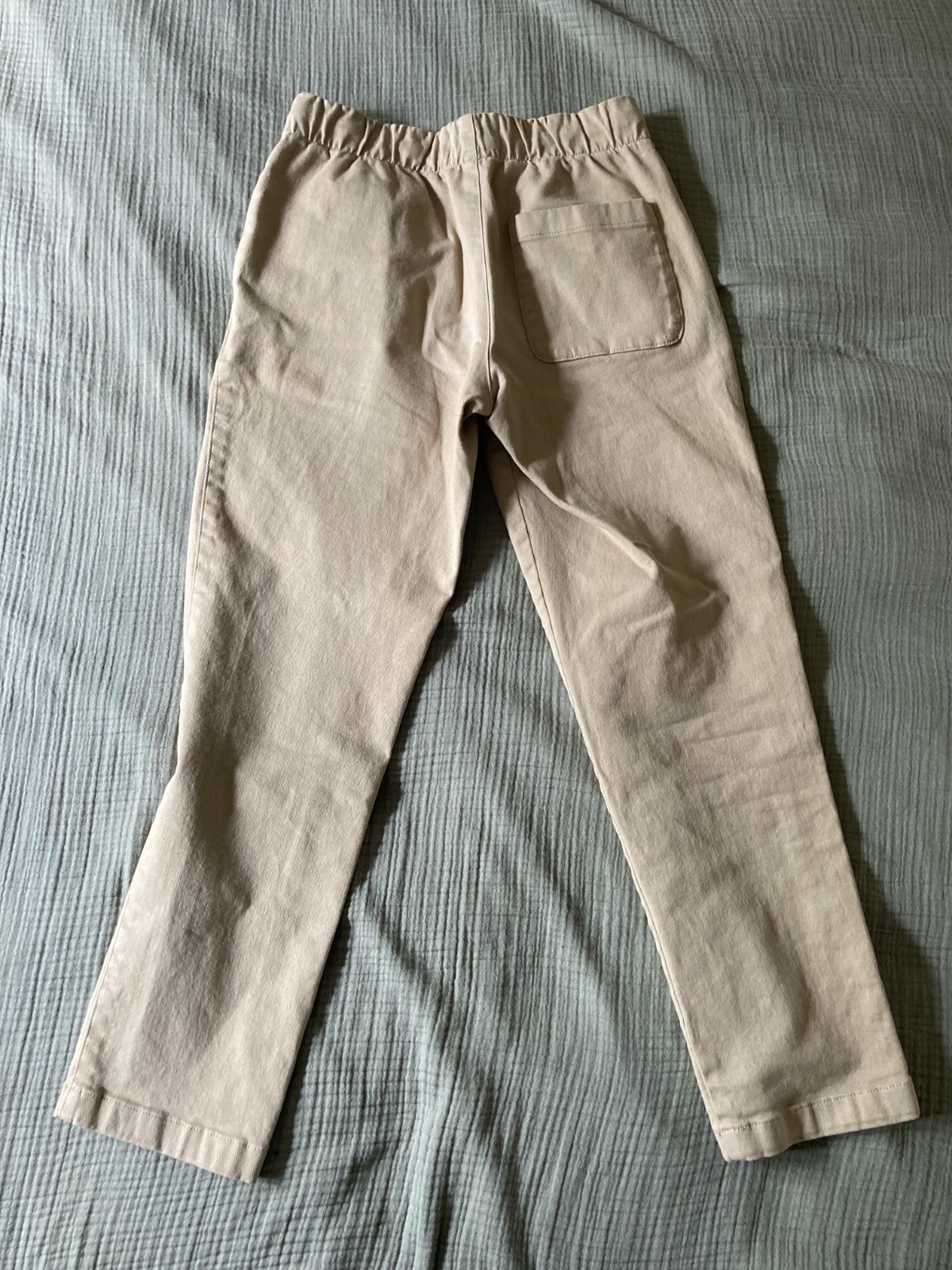 Everlane Easy Pant Size S Small Khaki Tan 100% Cotton Tapered Madewell