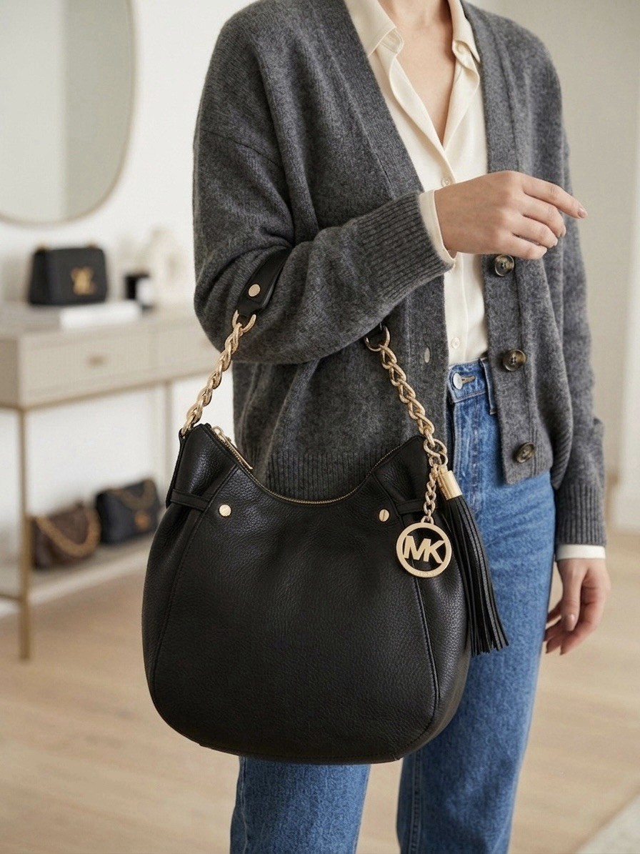 Michael Kors shoulder handbag leather AV-1405 38F3CEGM2L