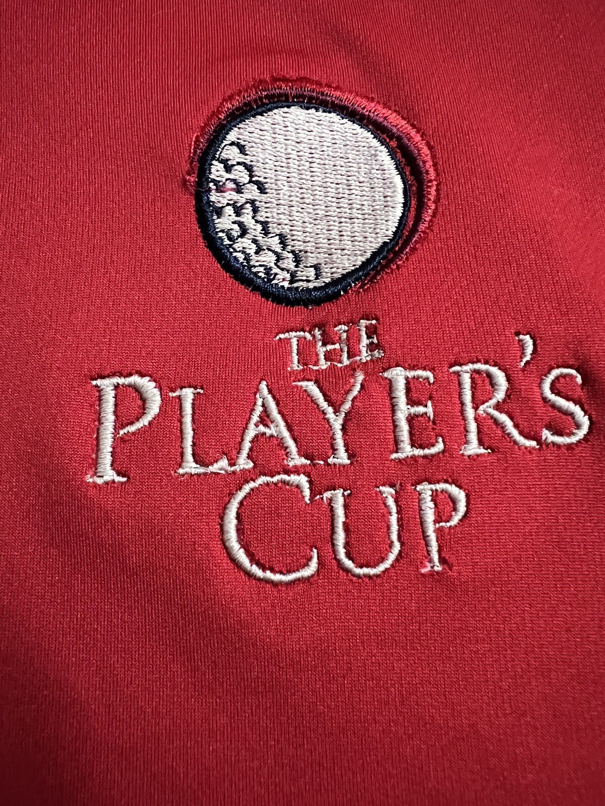 Adidas The Player’s Cup Golf Polo Shirt Mens XL Red