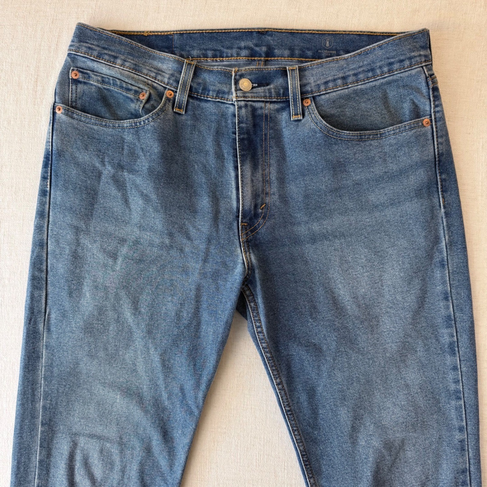 Levis 511 Slim Fit All Seasons Tech Mens Jeans Blue Medium Wash 34×32