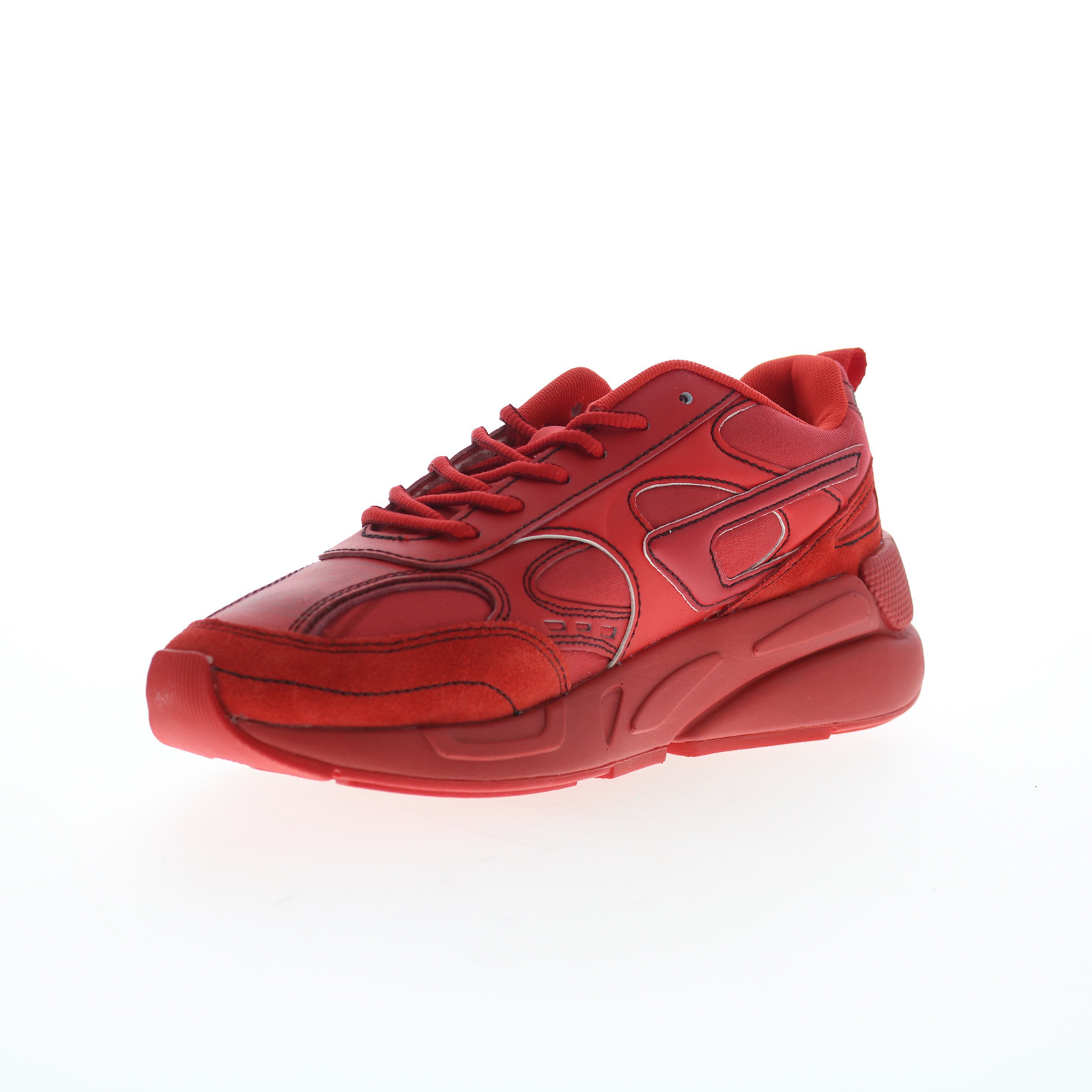 Diesel S-Serendipity Sport Mens Red Canvas Lifestyle Sneakers Shoes