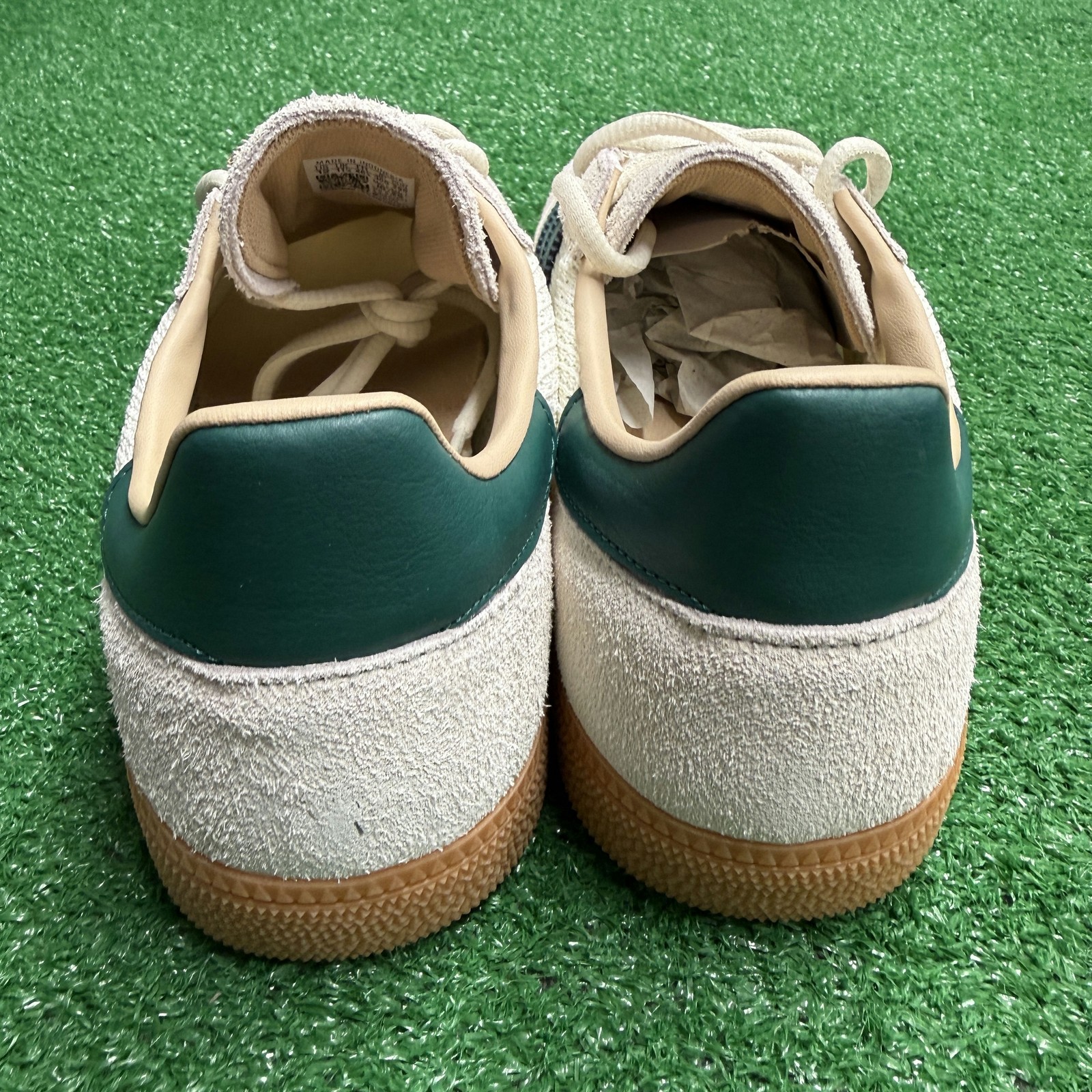 Adidas Handball Spezial Off White Collegiate Green Gum Mens IH6592 NEW Multi Sz