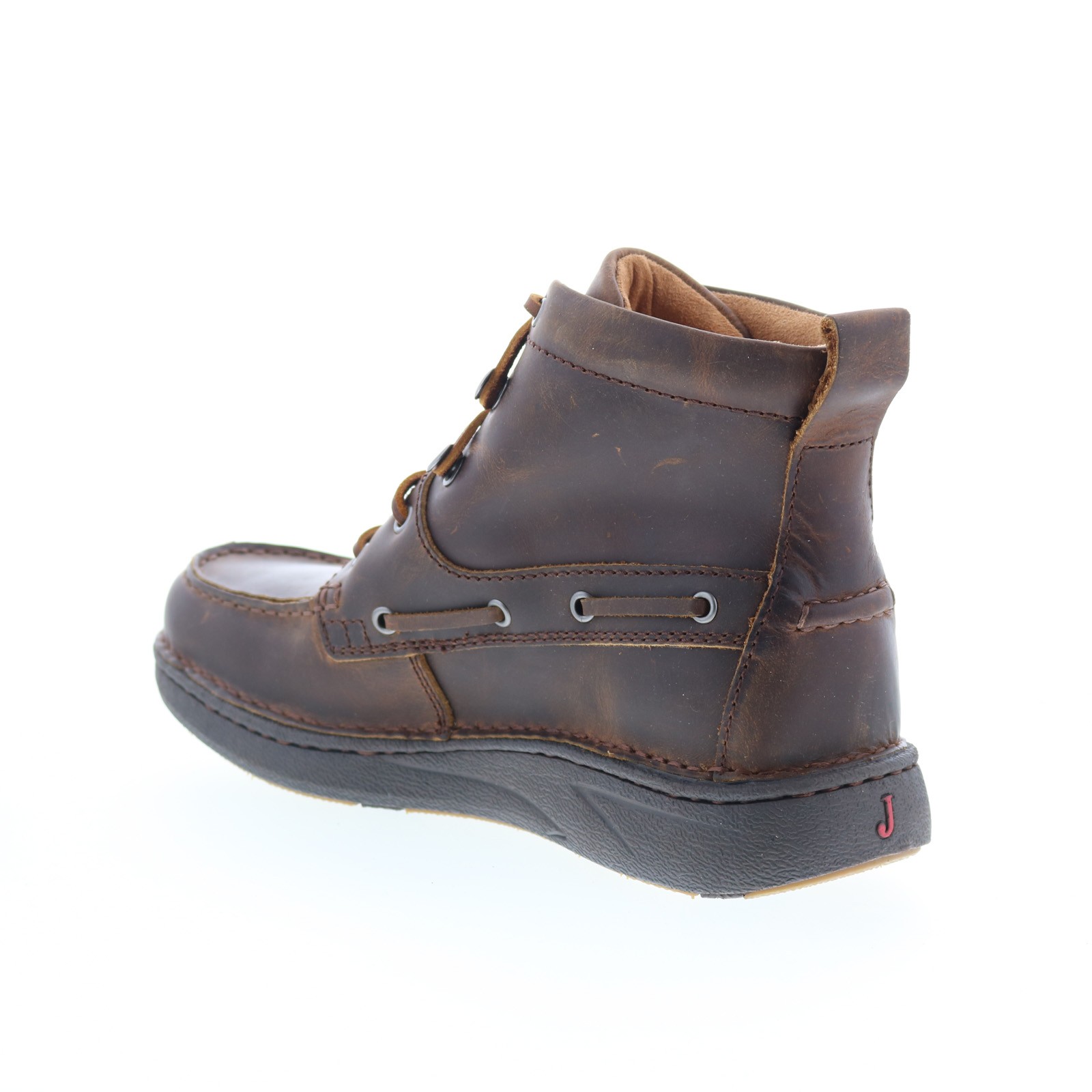 Justin Boots Mocc Toe Lacer JM450 Mens Brown Leather Casual Dress Boots