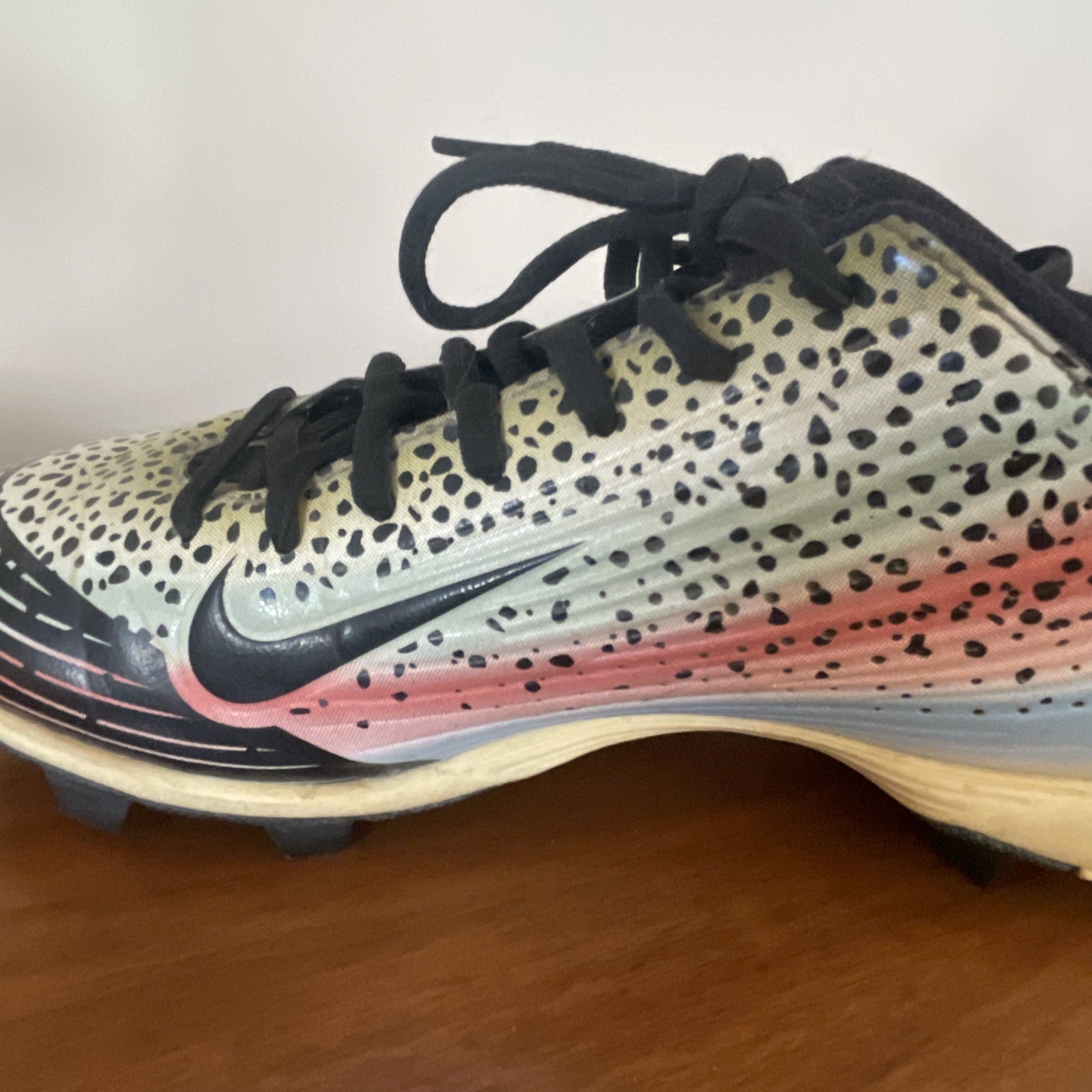 Mike Trout All-Star Nike Lunar Vapor Rainbow Trout ASG Cleats Size 5