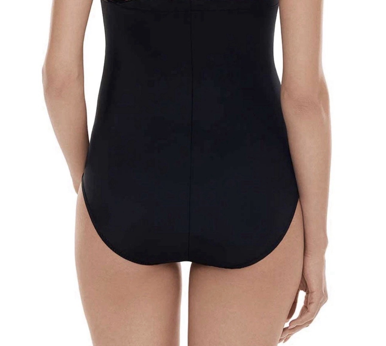 Magicsuit Womens La Paz Convertible One-Piece Swimsuit, Black/Brown, Size-16