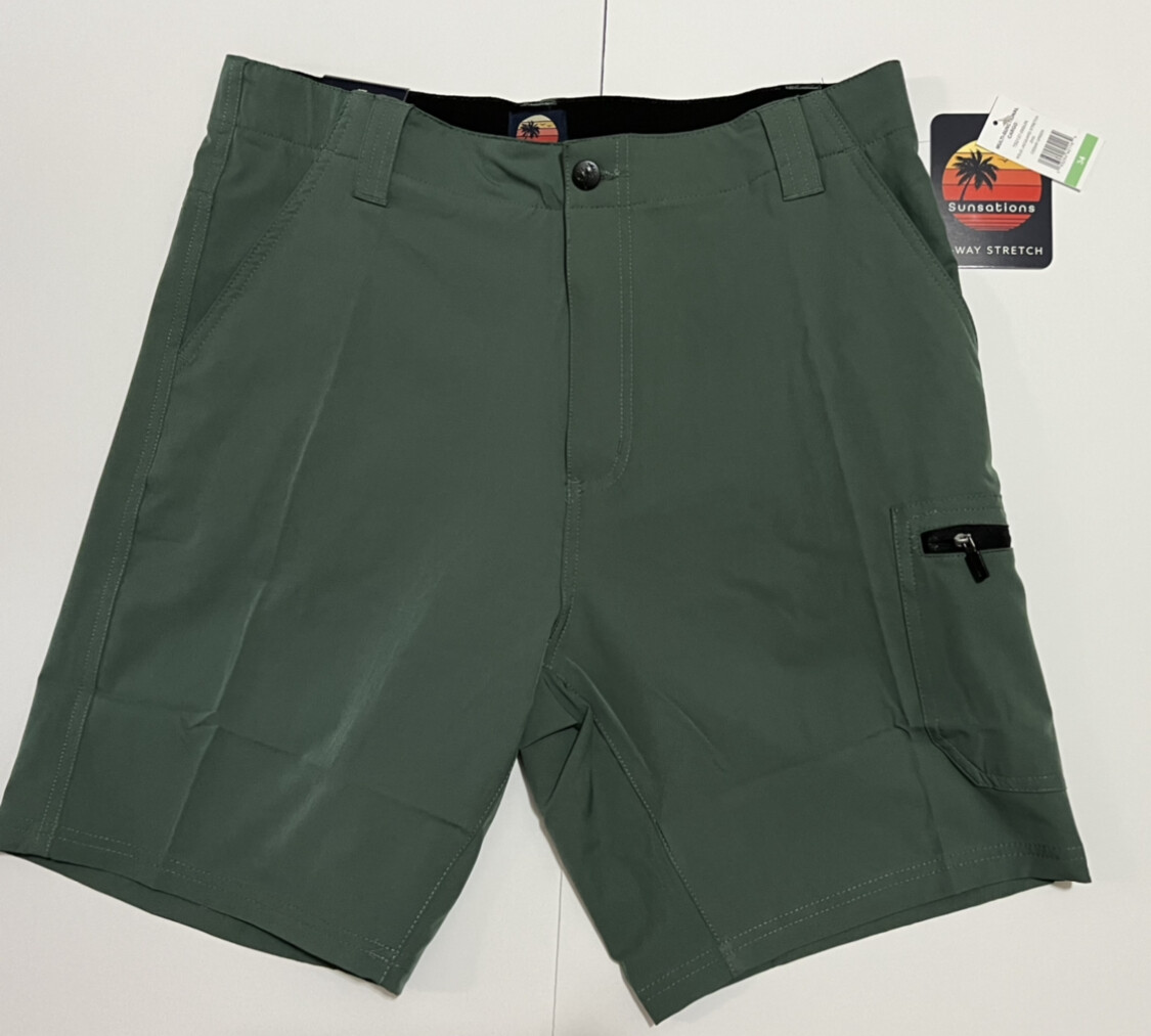 Trunks Multi Functional Cargo Short Quick Dry Technology Easy Care Size 34