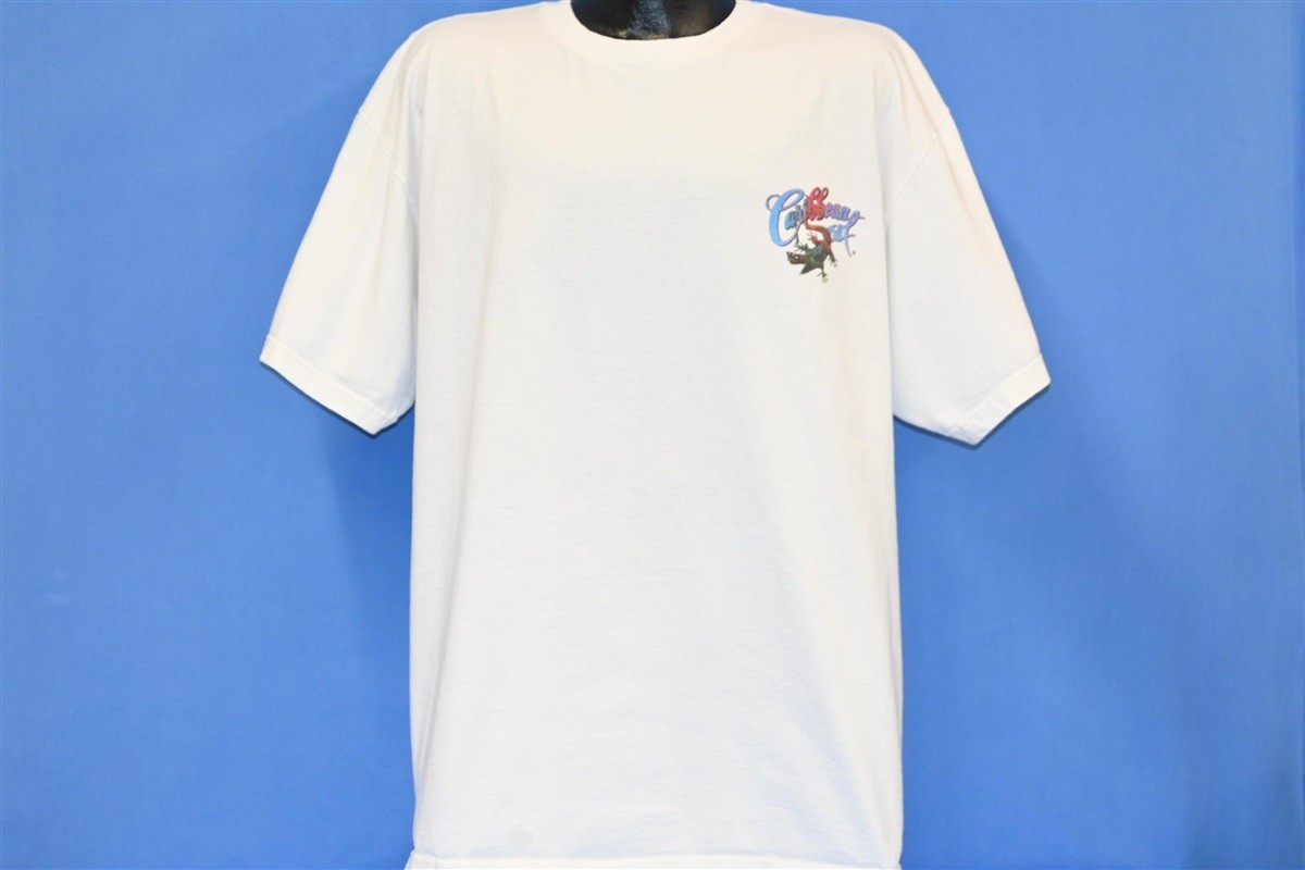 vintage 90s CARIBBEAN SOUL JIMMY BUFFETT CHILLIN IN PARADISE PARROT t-shirt 2XL
