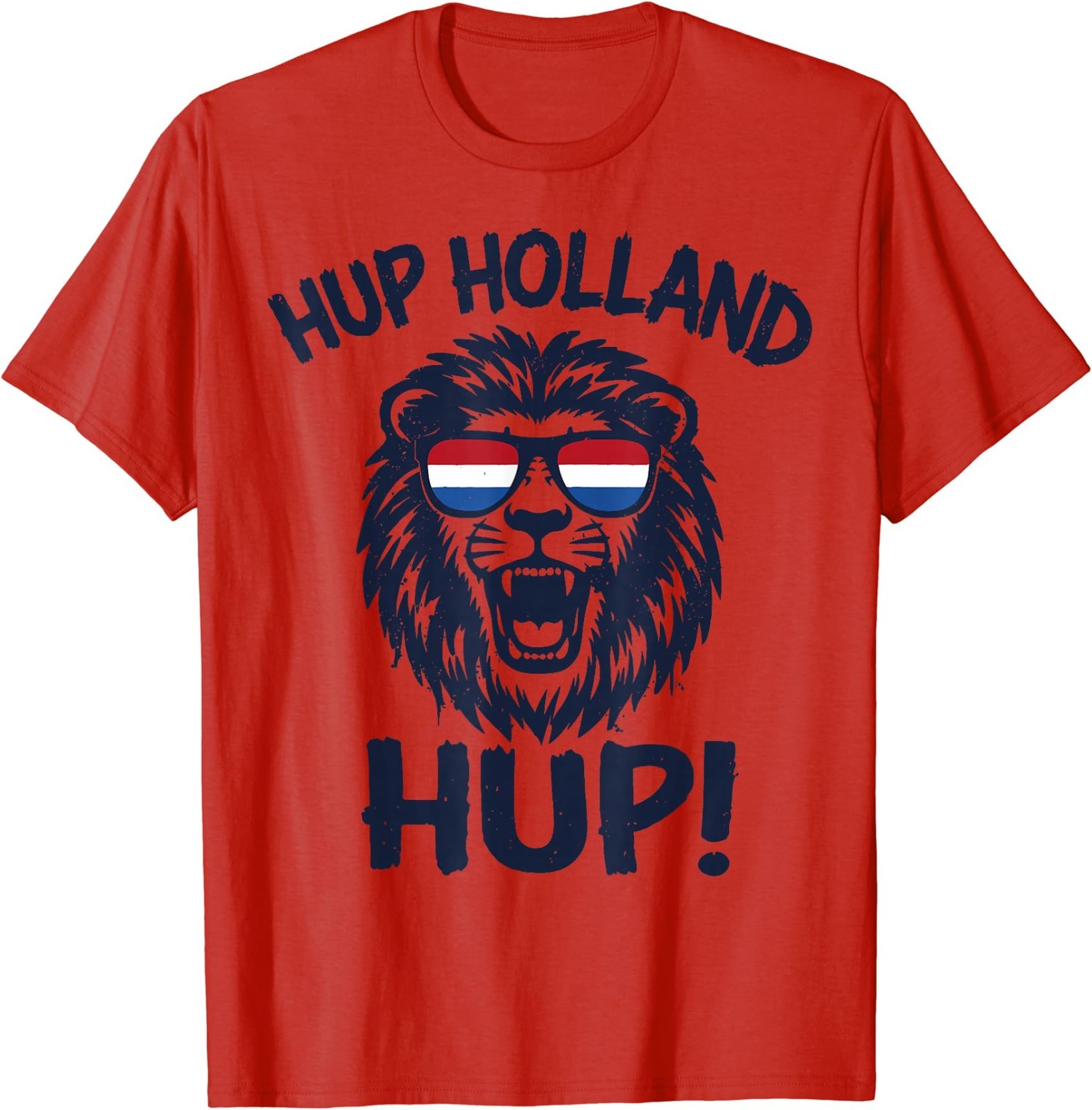 Hup Holland, Netherlands Flag Lion, Nederland Dutch Orange T-Shirt