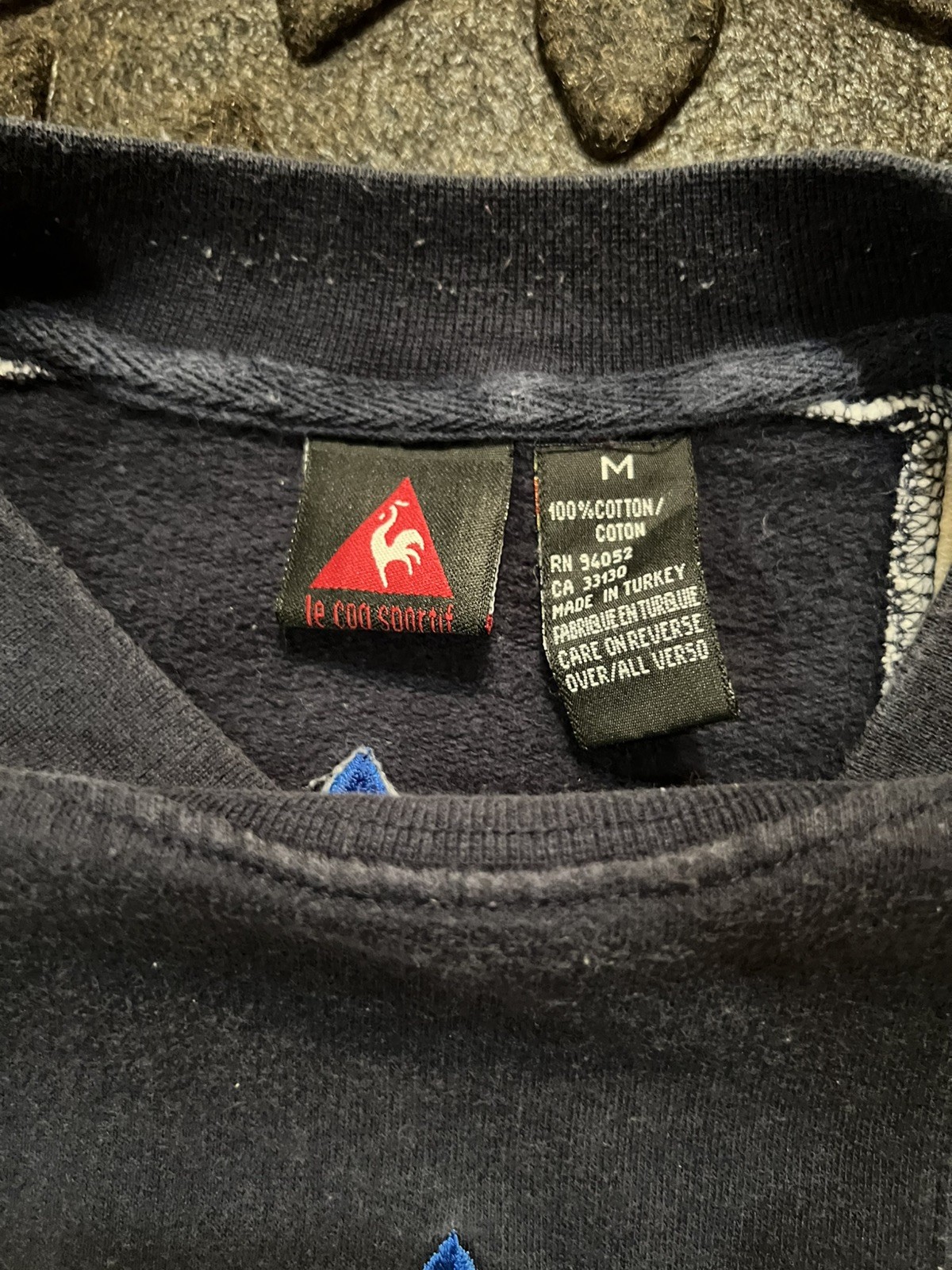Le Coq Sportif Vintage Rubgy Sweatshirt XL Crewneck Pullover 90s