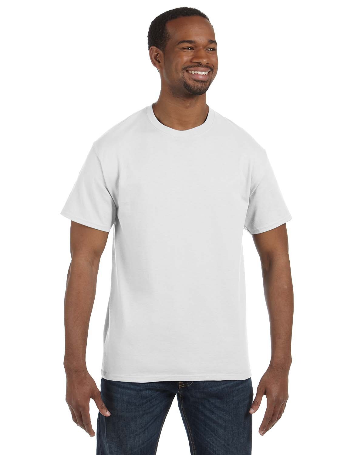 Gildan G500 White Medium Adult T-shirt Heavy 5.3 oz 100% Cotton Blanco camisa