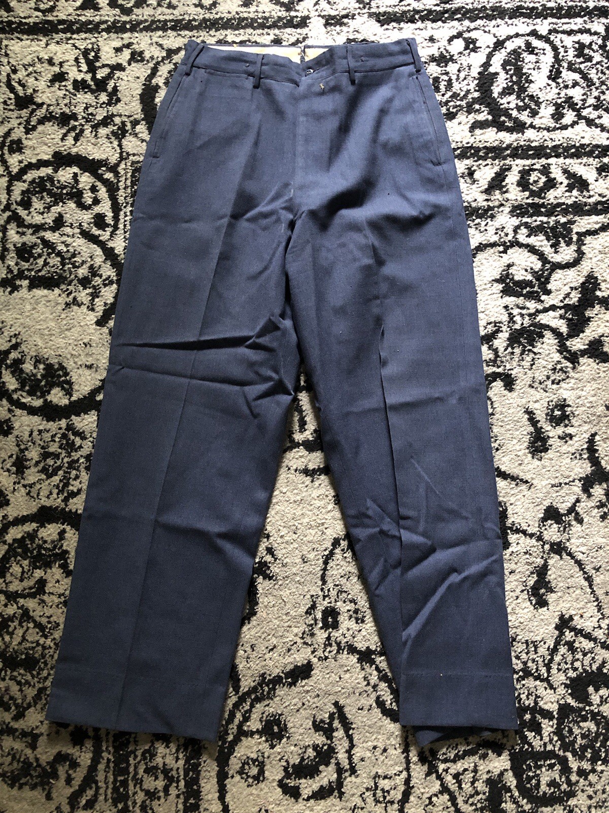 Vintage 1951 USAF Wool Serge Trousers Blue 84 30 (W) x 29 (L)