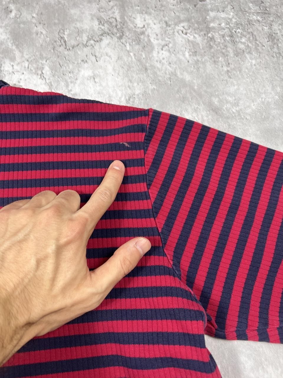 Vintage Striped T Shirt Polo Jeans Co Ralph Lauren Red
