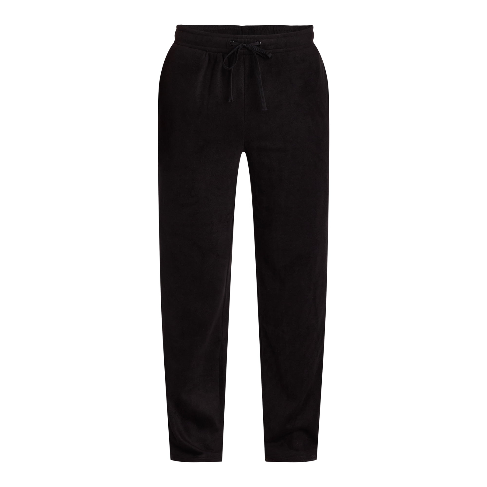 George Men’s Black Soft Fleece Polyester Lounge Sleepwear Pajama Pants: M-XL