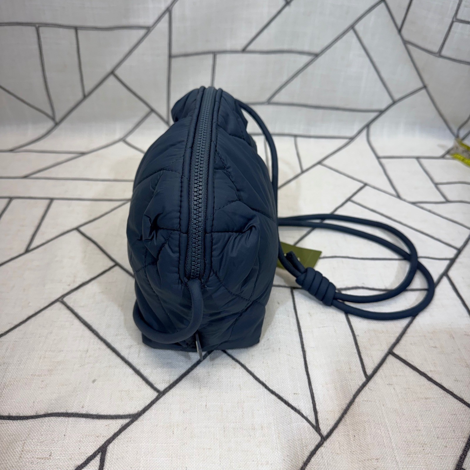 Vera Bradley Crossbody Bag Small Navy Blue Quilted Performance Knotted Strap NWT
