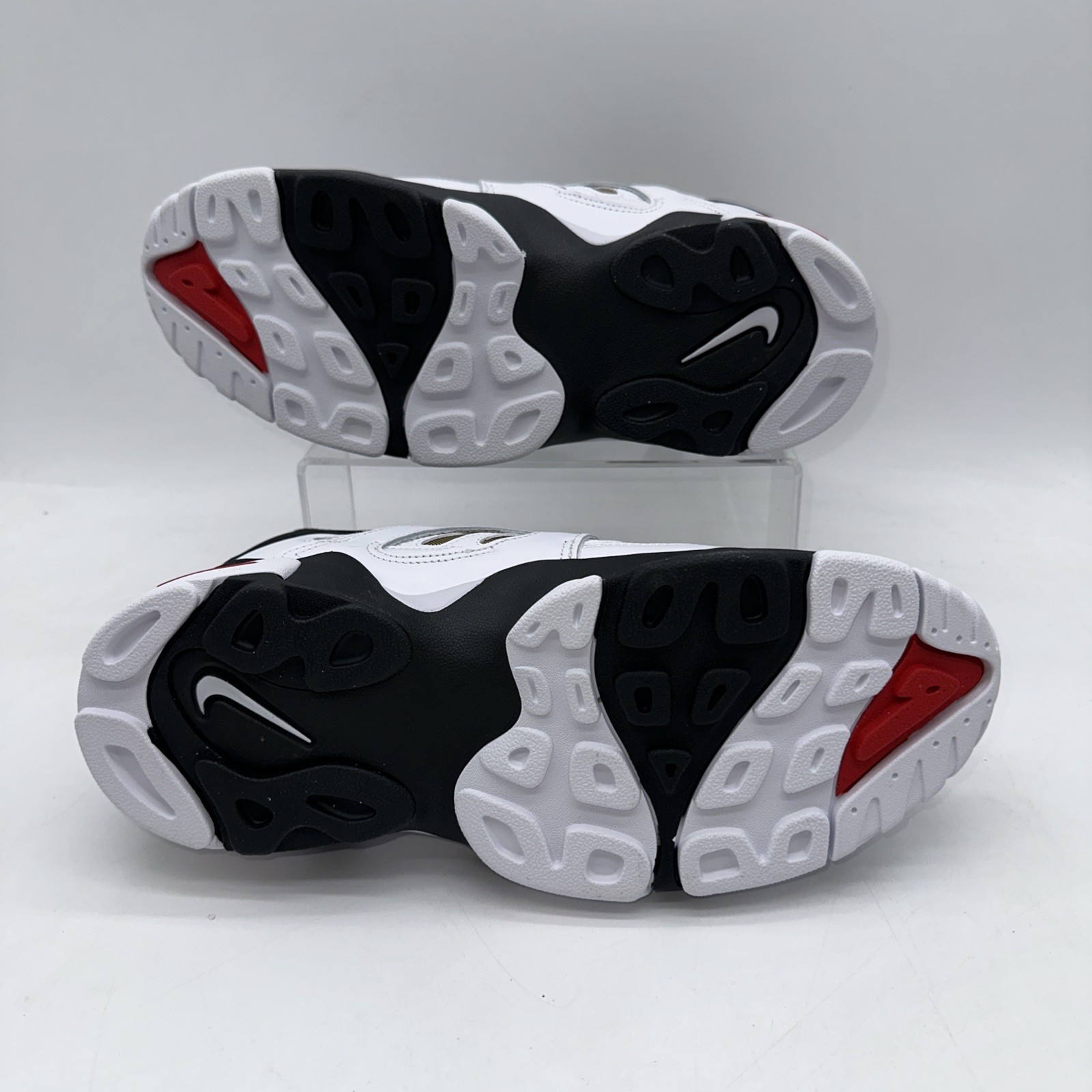 Nike Men’s Size 11.5 Air Diamond Turf II (II7080 001) Black/White Basketball
