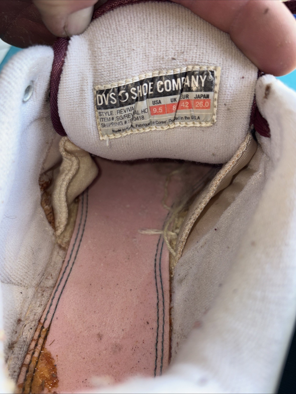 DVS ‘Revival’ Sz 9.5 VTG 2004 Rare Skate Shoes Skateboarding Dvs Shoe Company