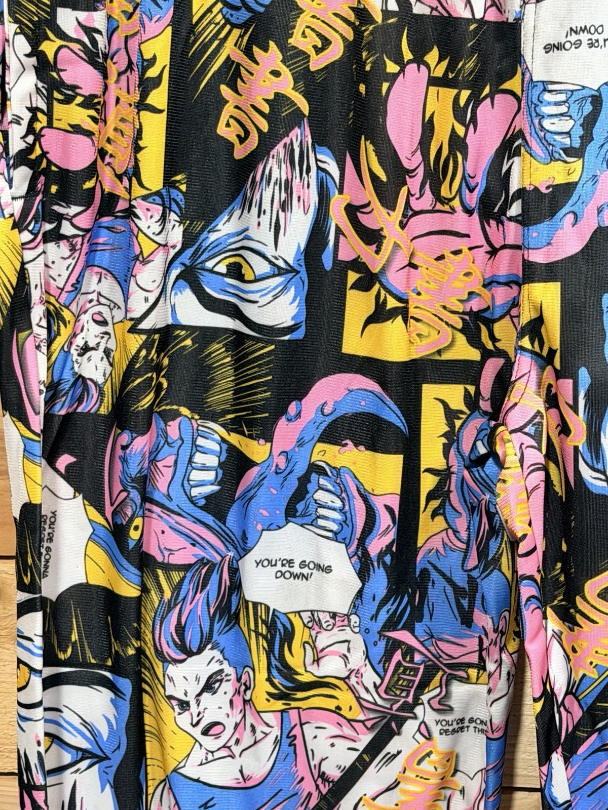 Fresh Prints Tokyo Drill Clothing Manga Anime Jogger Pants Men’s XLARGE NWT