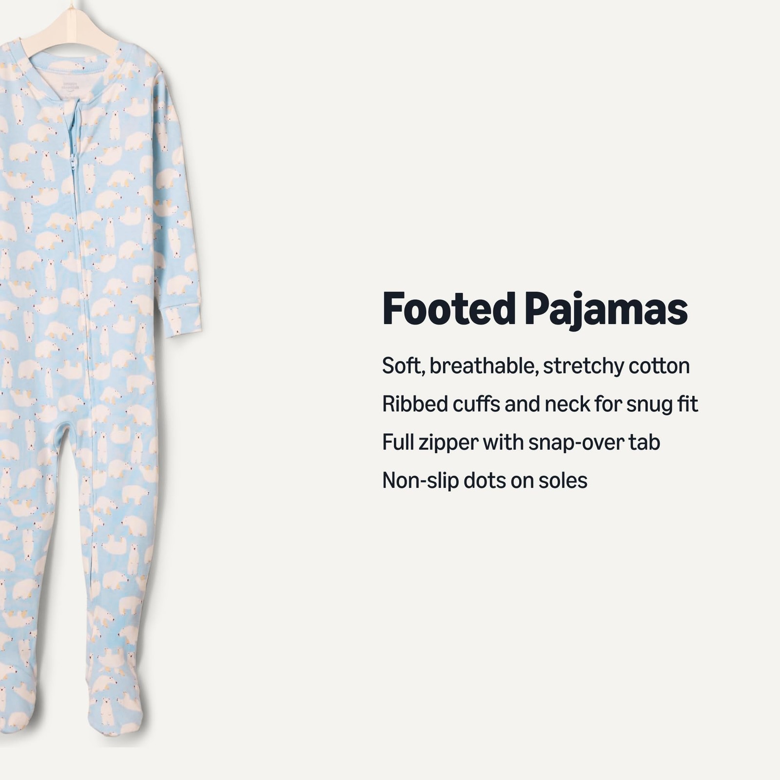 Amazon Essentials x Sofia Grainge Unisex Toddlers’ Snug-Fit Cotton Footed
