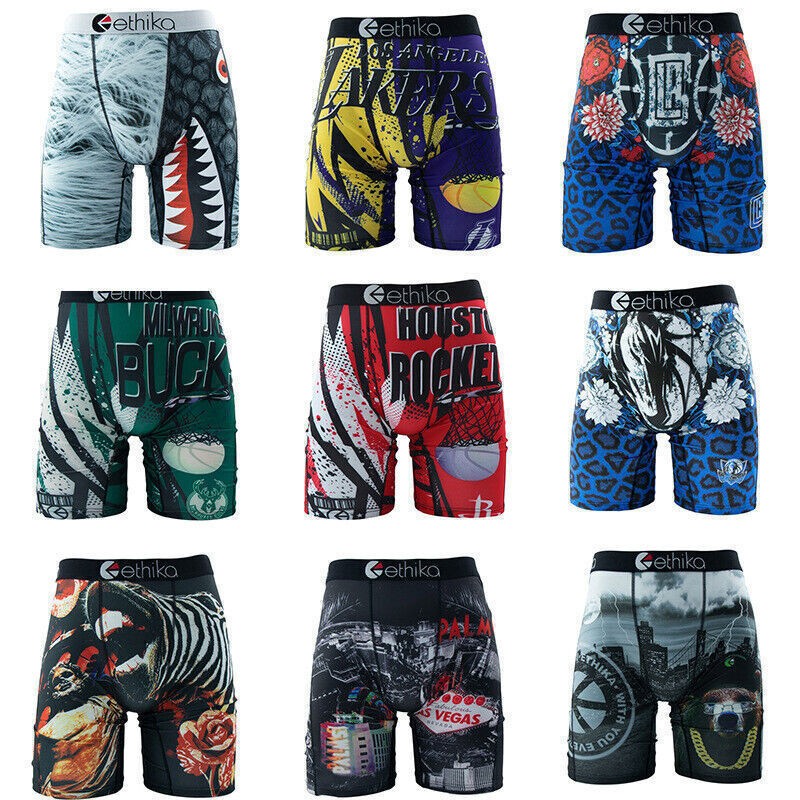 3Pack 5Pack 6Pack 9Pack Ethika Men’s The Staple Boxer Briefs (Random color)