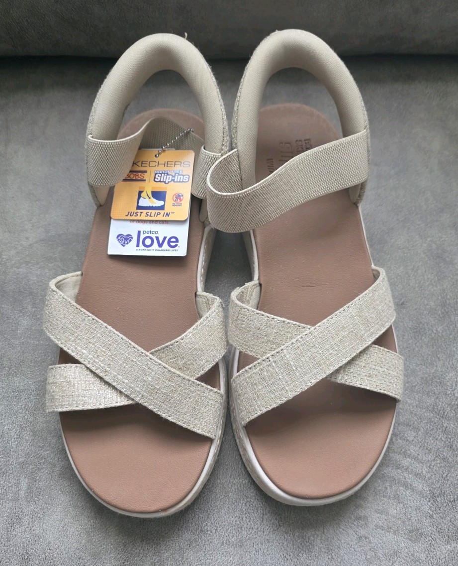 Skechers Women’s Bobs Hands-Free Slip-In Shoes, Size 8.5 Wide