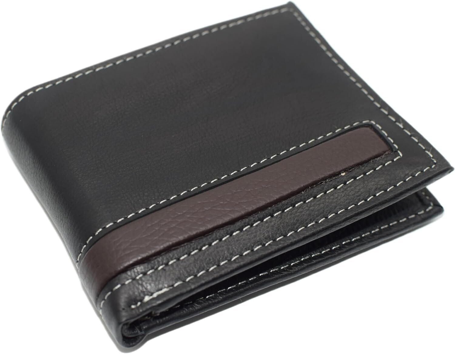 Cavelio RFID Real Leather Wallets for Men – Bifold Removable ID Holder Men’s…