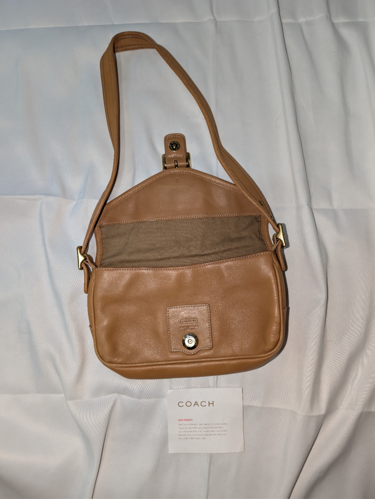 COACH Y2K Vintage Soho Small Brown Leather Shoulder Bag RARE 9127 Designer