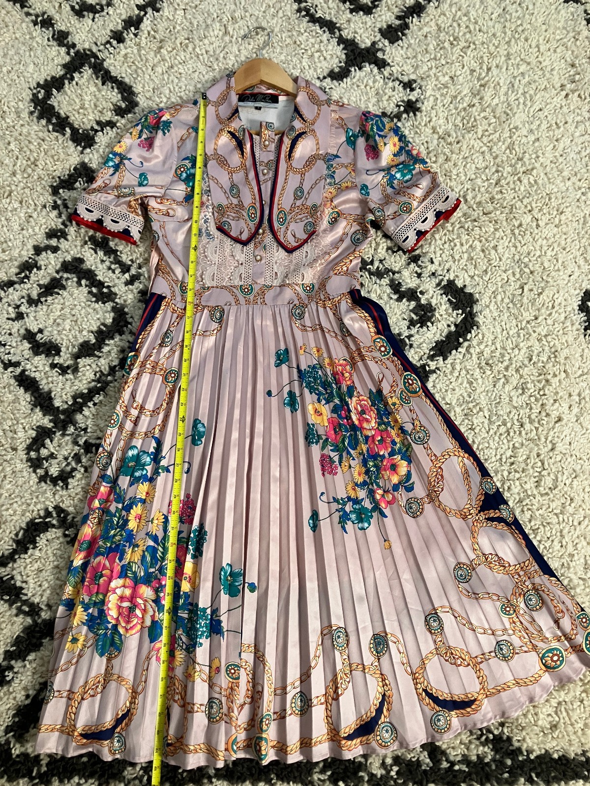 Modern Dalia MacPhee Pleated Midi Dress Grandmacore Cottagecore