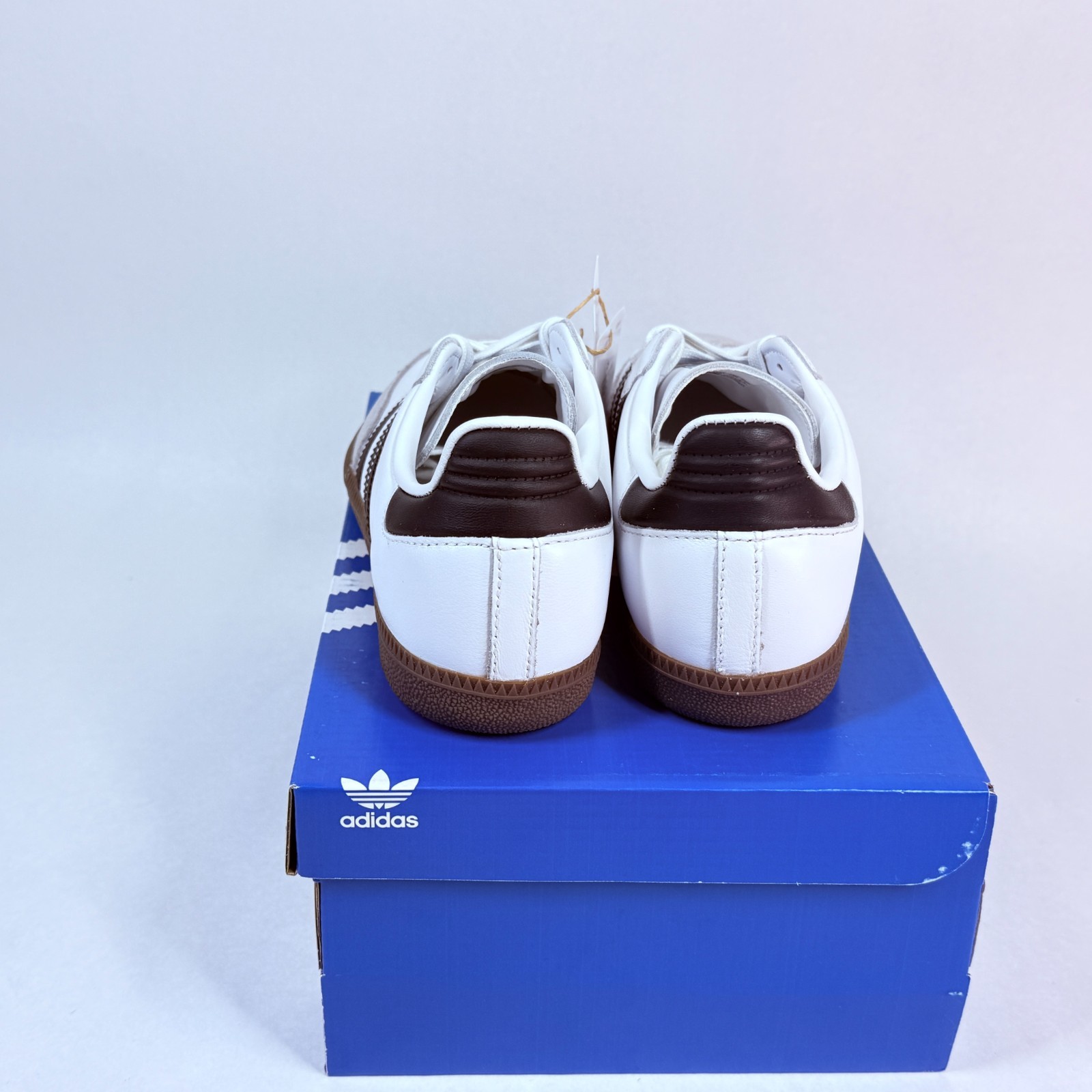 Adidas Samba OG White / Clear Granite Women’s Size 6 – New In Box (NIB)