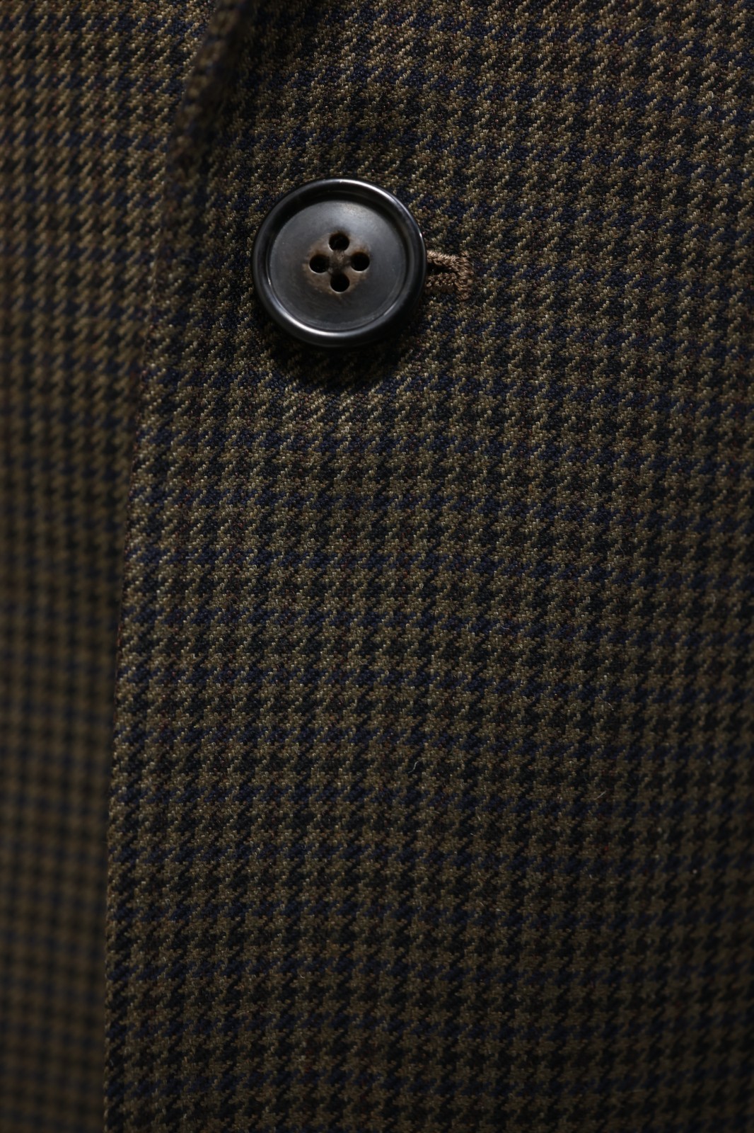 CHAPS mens brown multicolor HOUNDSTOOTH sport coat suit jacket blazer 46 R