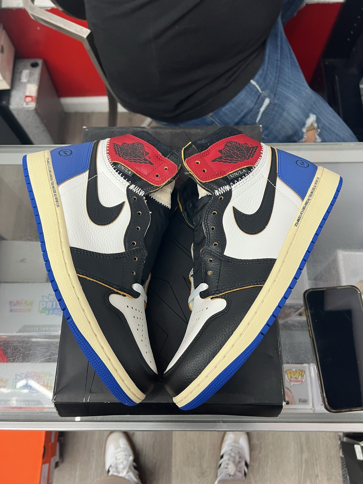 Size 10 – Air Jordan 1 Retro High OG SP Fragment x Union LA Varsity Red IO7847-0