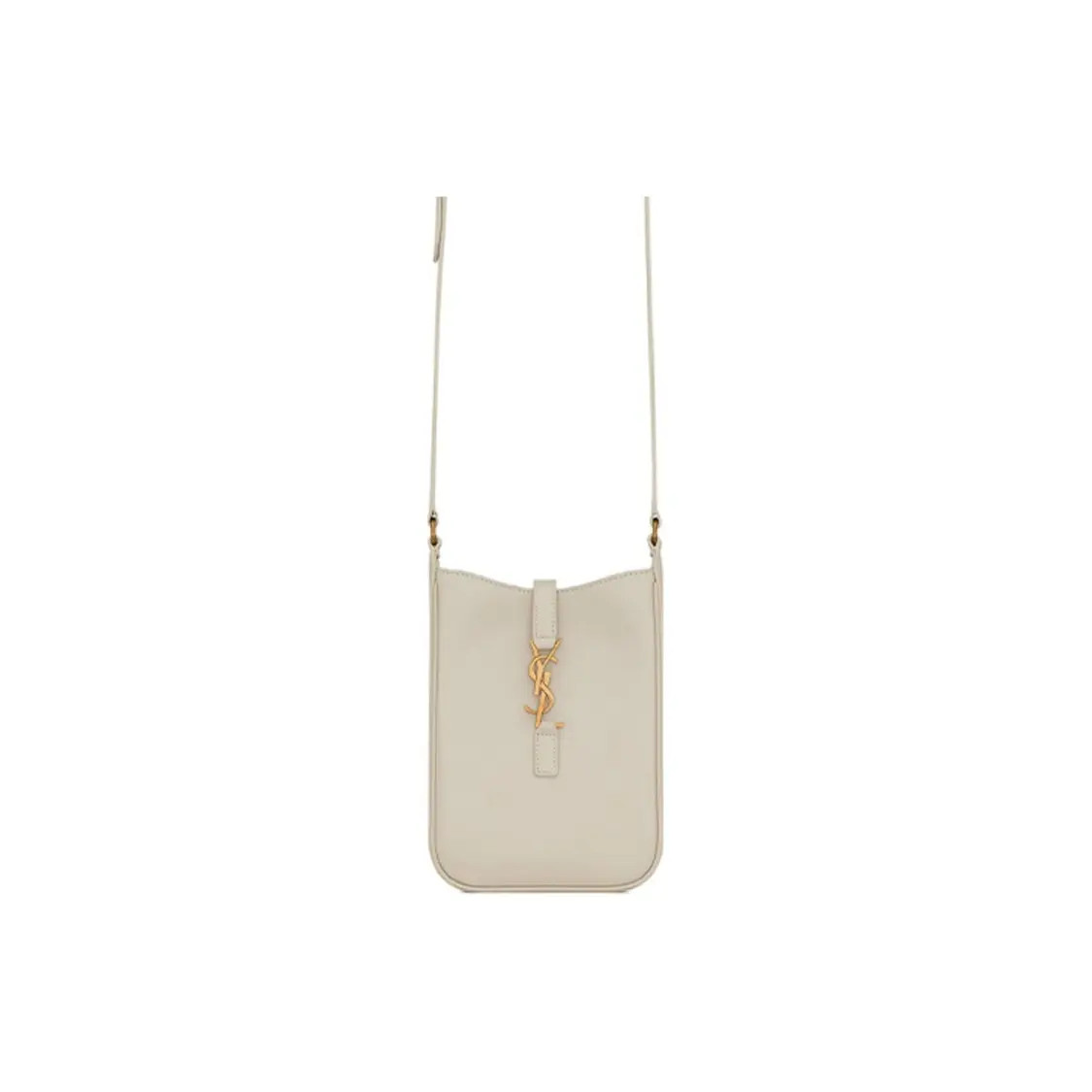 Saint Laurent YSL LE5A7 Gold Label Logo One Shoulder Bag Women’s 5.1×1.5×7.8 in