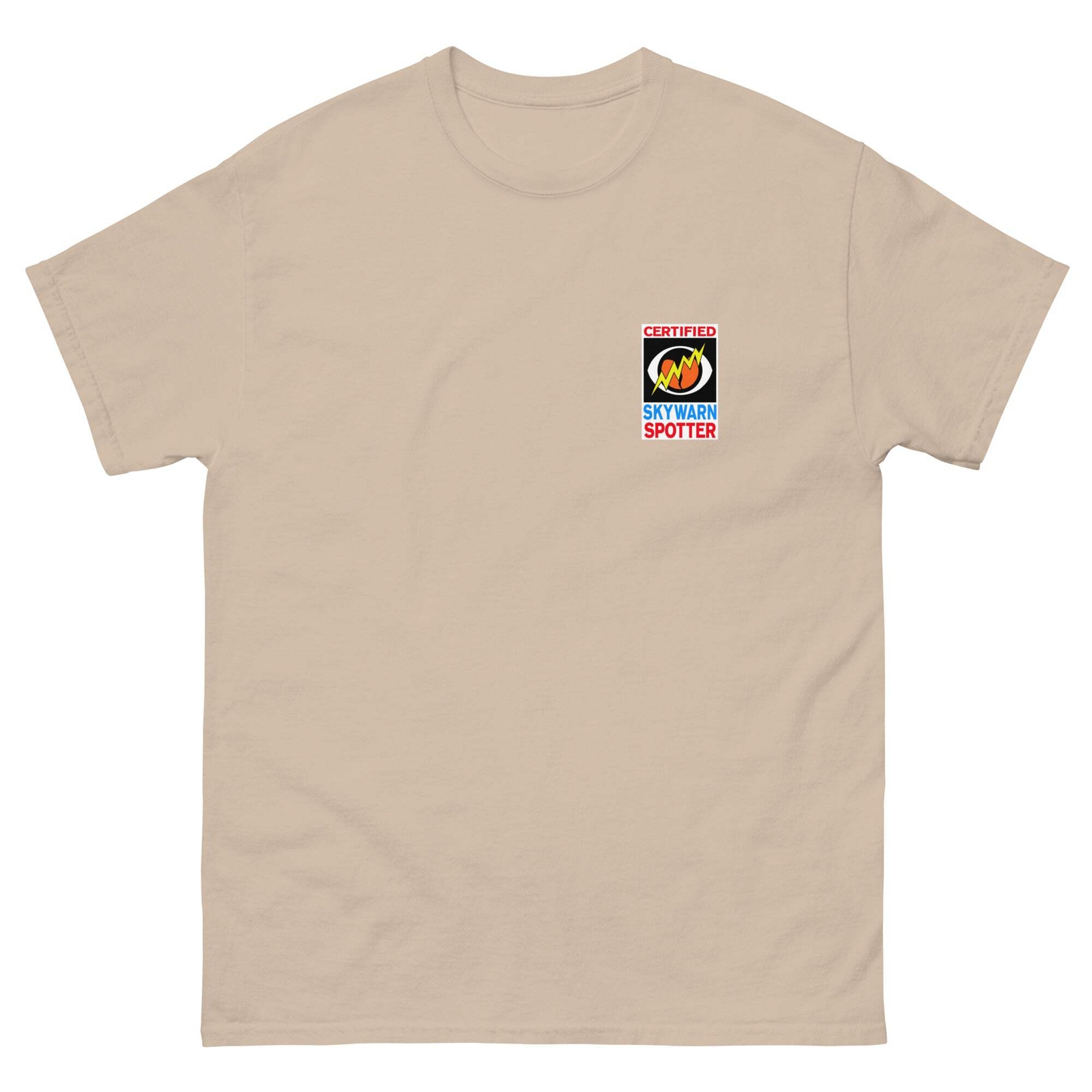 Skywarn Spotter Eye Gildan 5000 Unisex T-shirt Ham Radio Weather