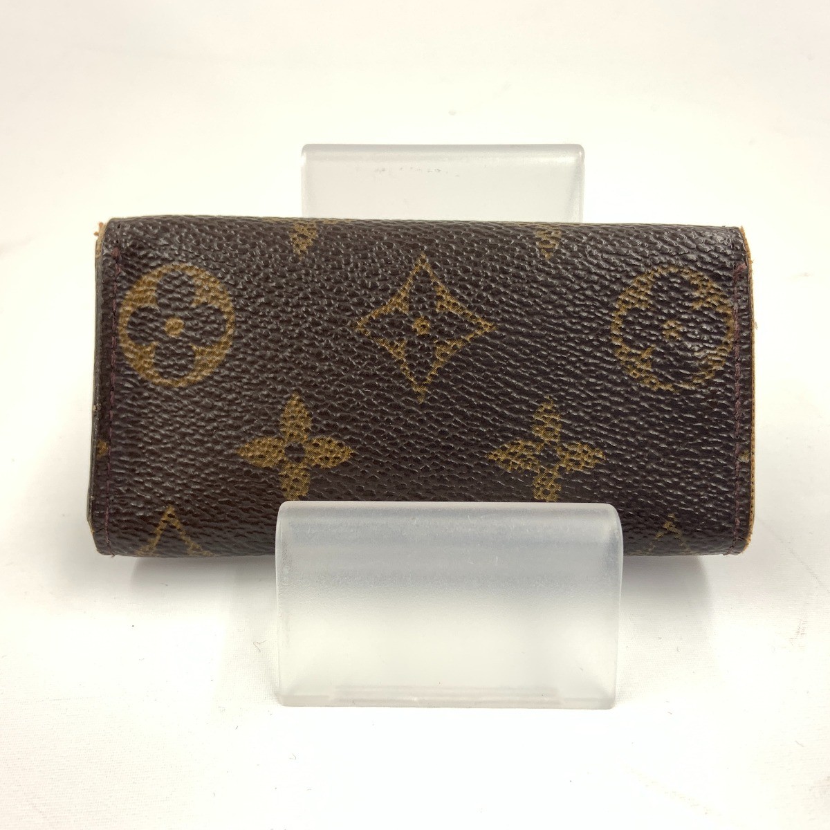 LOUIS VUITTON Monogram Multicles4 4-key holder M69517 Brown Junk item delive…