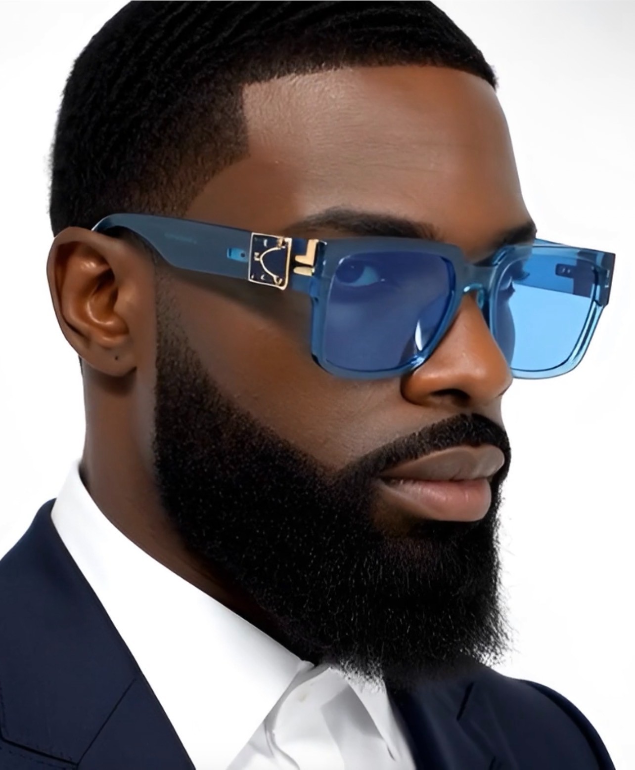 Oversized Thick Frame Hip Hop Sunglasses Retro Men’s Women Outdoor UV400 Glasses