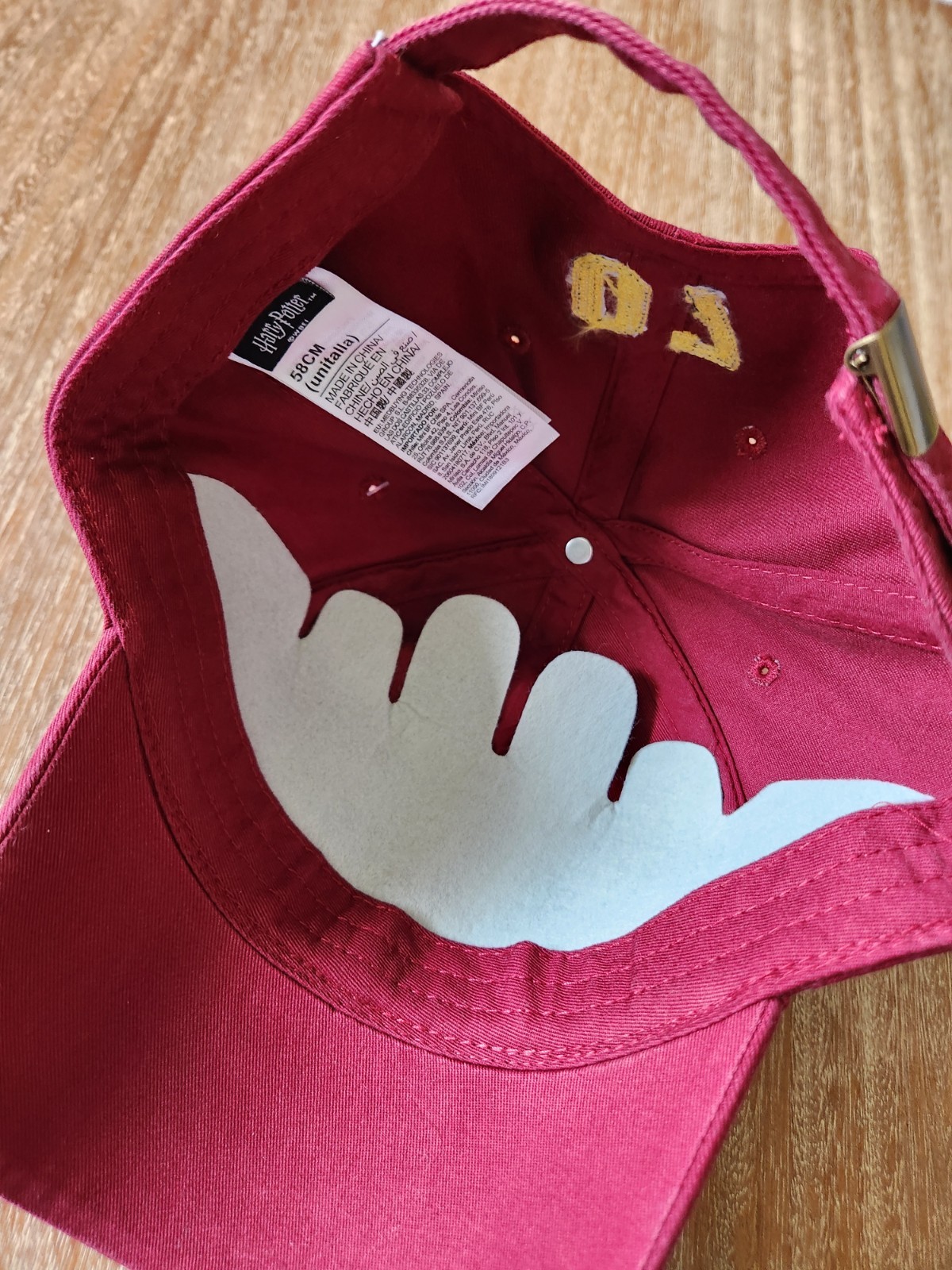 NEW Harry Potter Team Gryffindor 07 Adjustable Hat Hogwarts Patch Cap Miniso