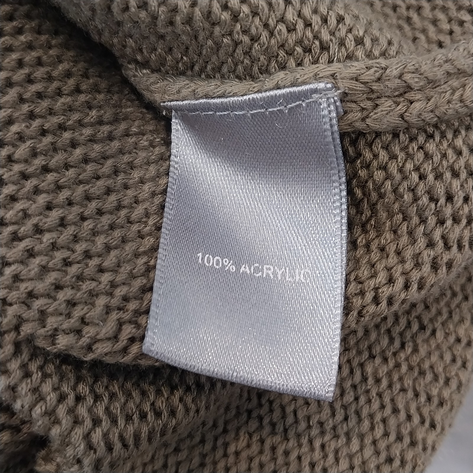 MARLED Hooded Pullover Sweater Womens S Olive Green Long Sleeve Kangaroo Pocket