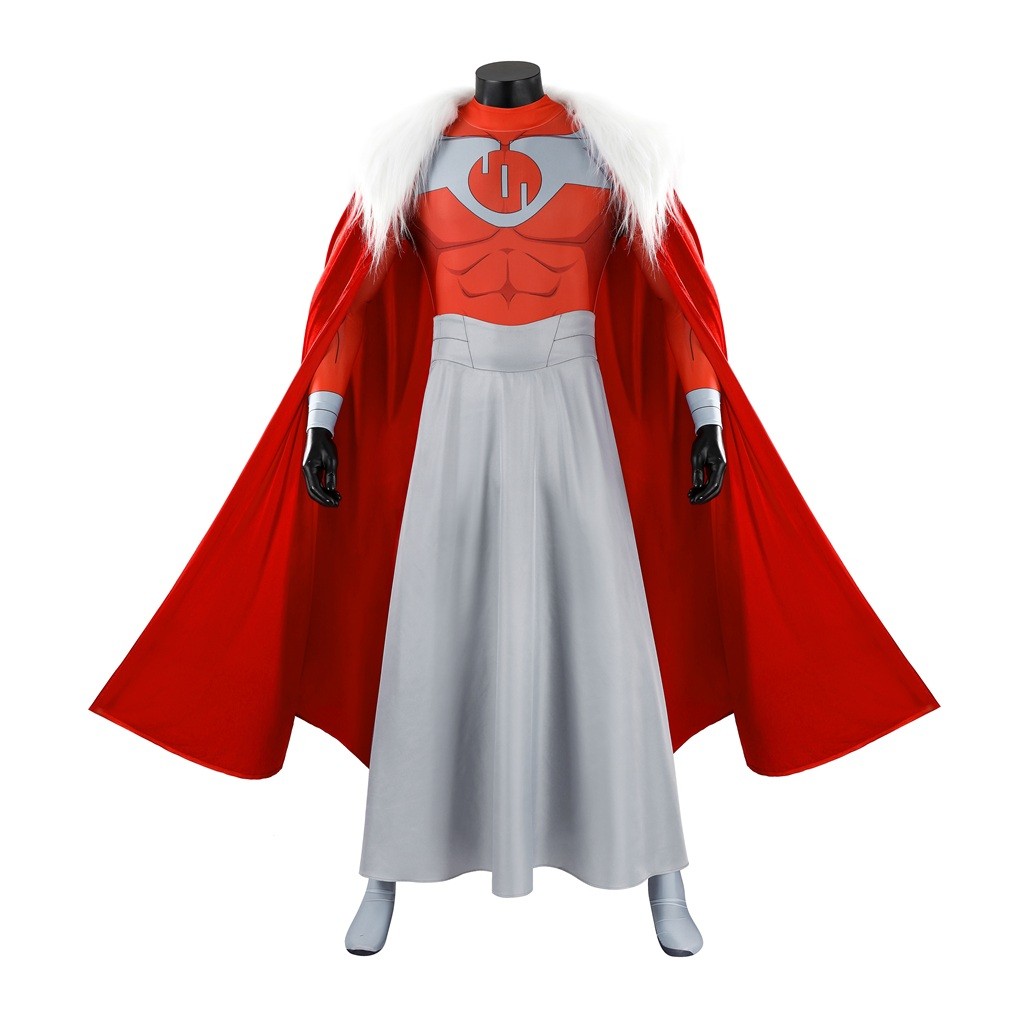 Xcoser Invincible Season 4 Thragg Cosplay Jumpsuit Outfit Halloween Bodysuits