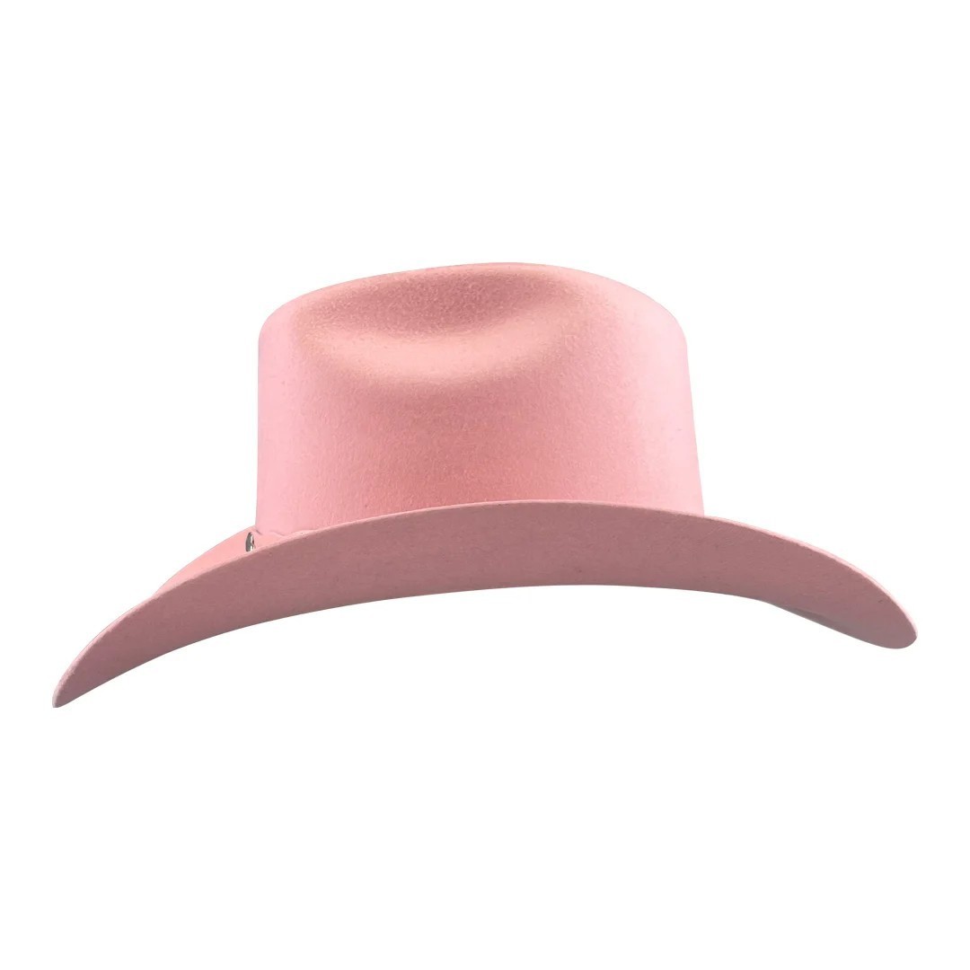 Original Tombstone 20X Western Cowboy Fur Felt Hat Denver Style – Pink