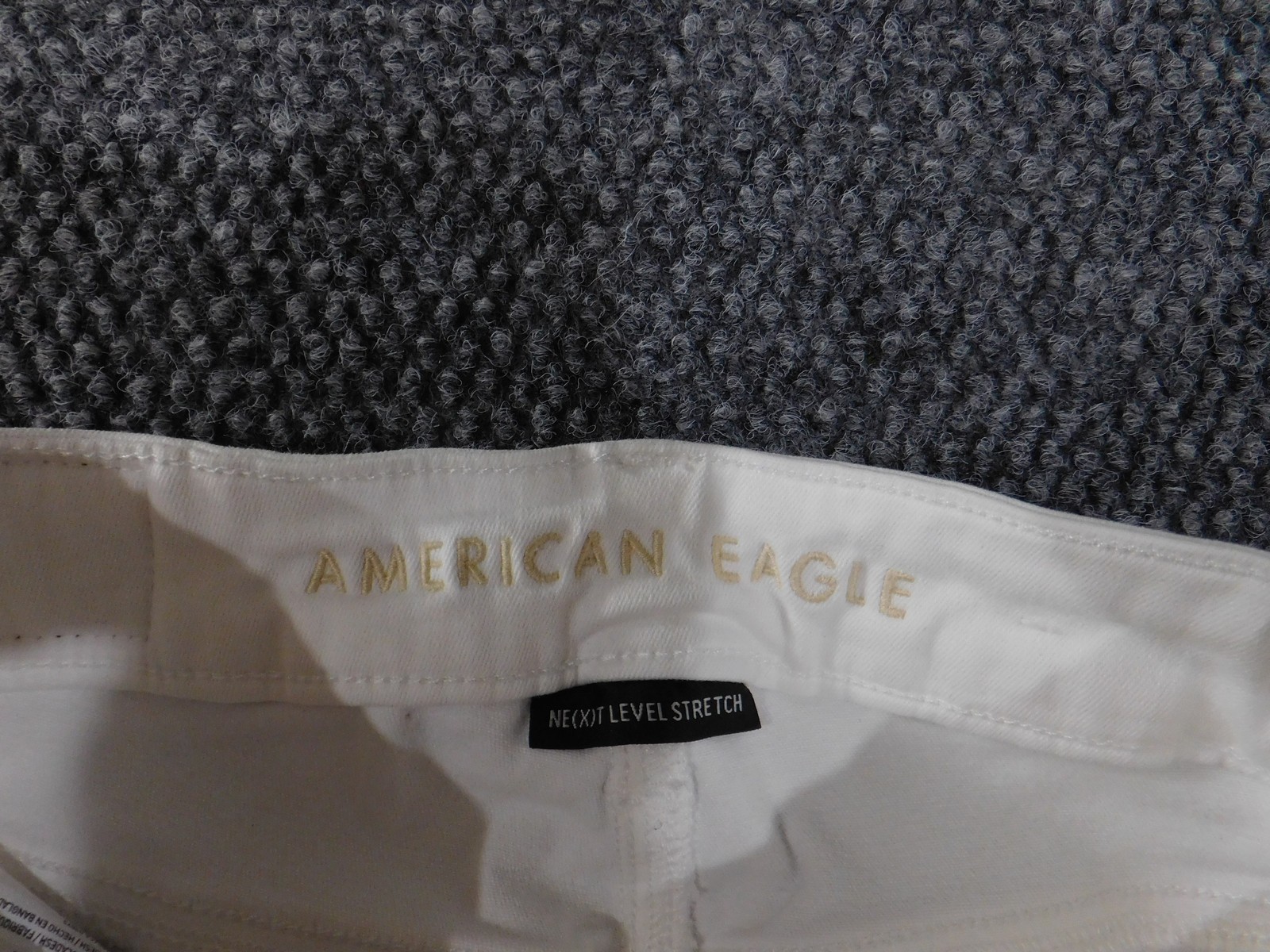 American Eagle Jeggings Womens 00 White Hi-Rise Next Level Stretch Skinny Pants